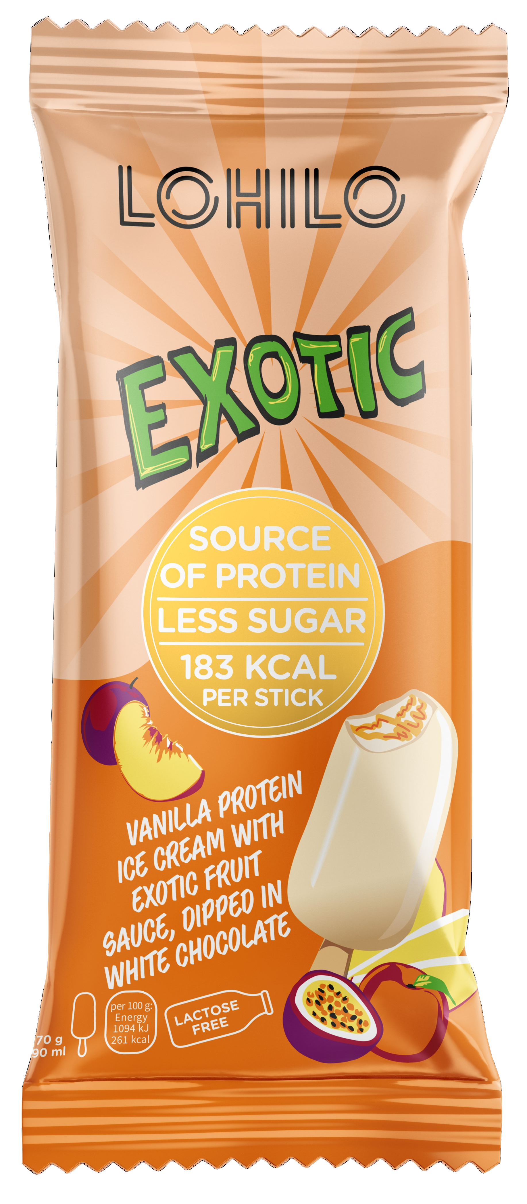 LOHILO Exotic proteiinijäätelö 90ml