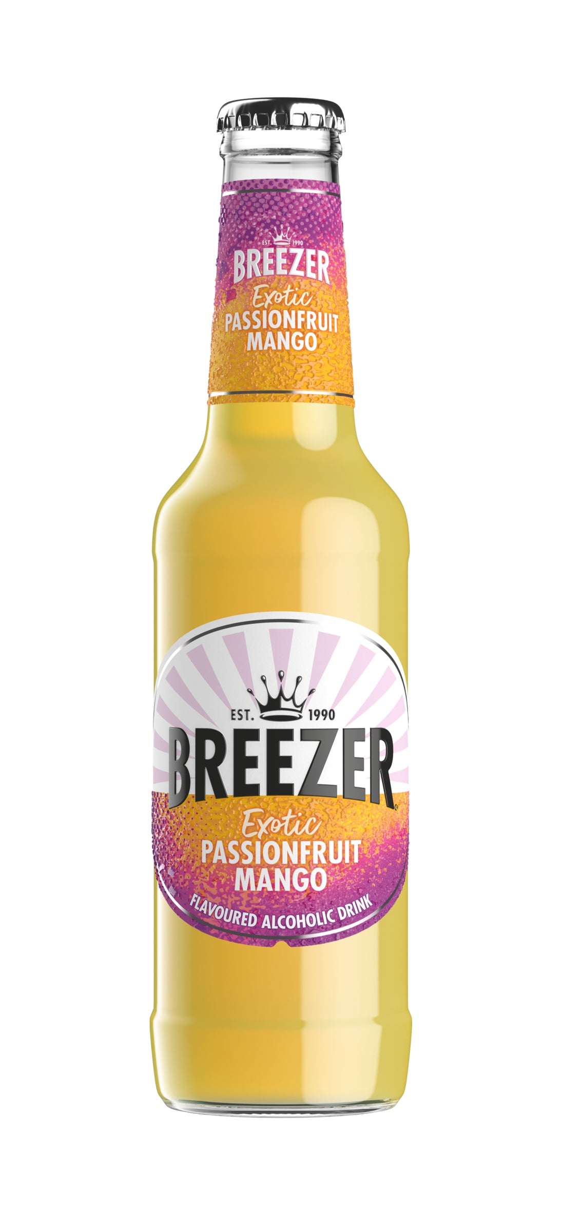 Breezer Passionhedelmä&Mango juomasekoitus 4 % lasipullo 0,275 L