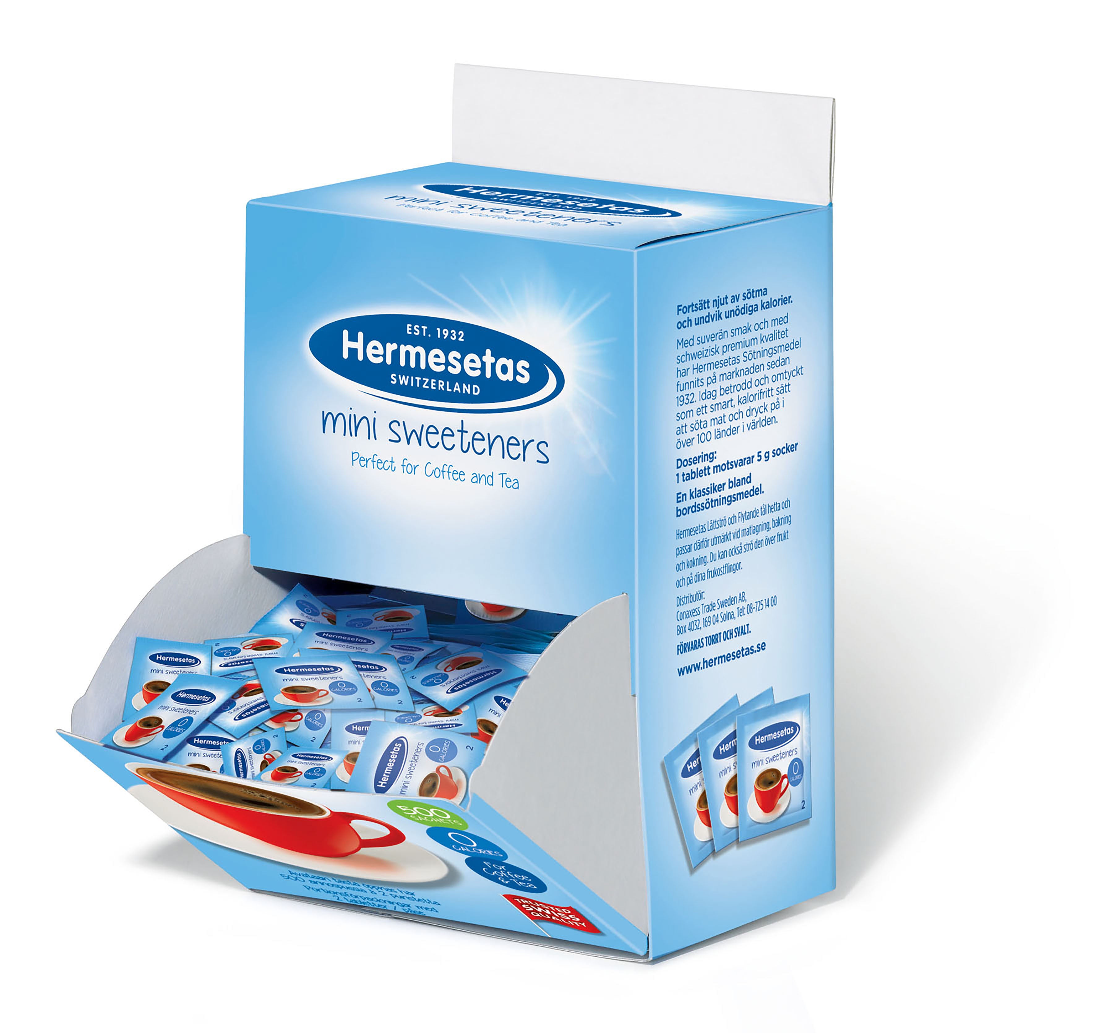 Hermesetas 500x2kpl Mini Sweeteners makeutusaine