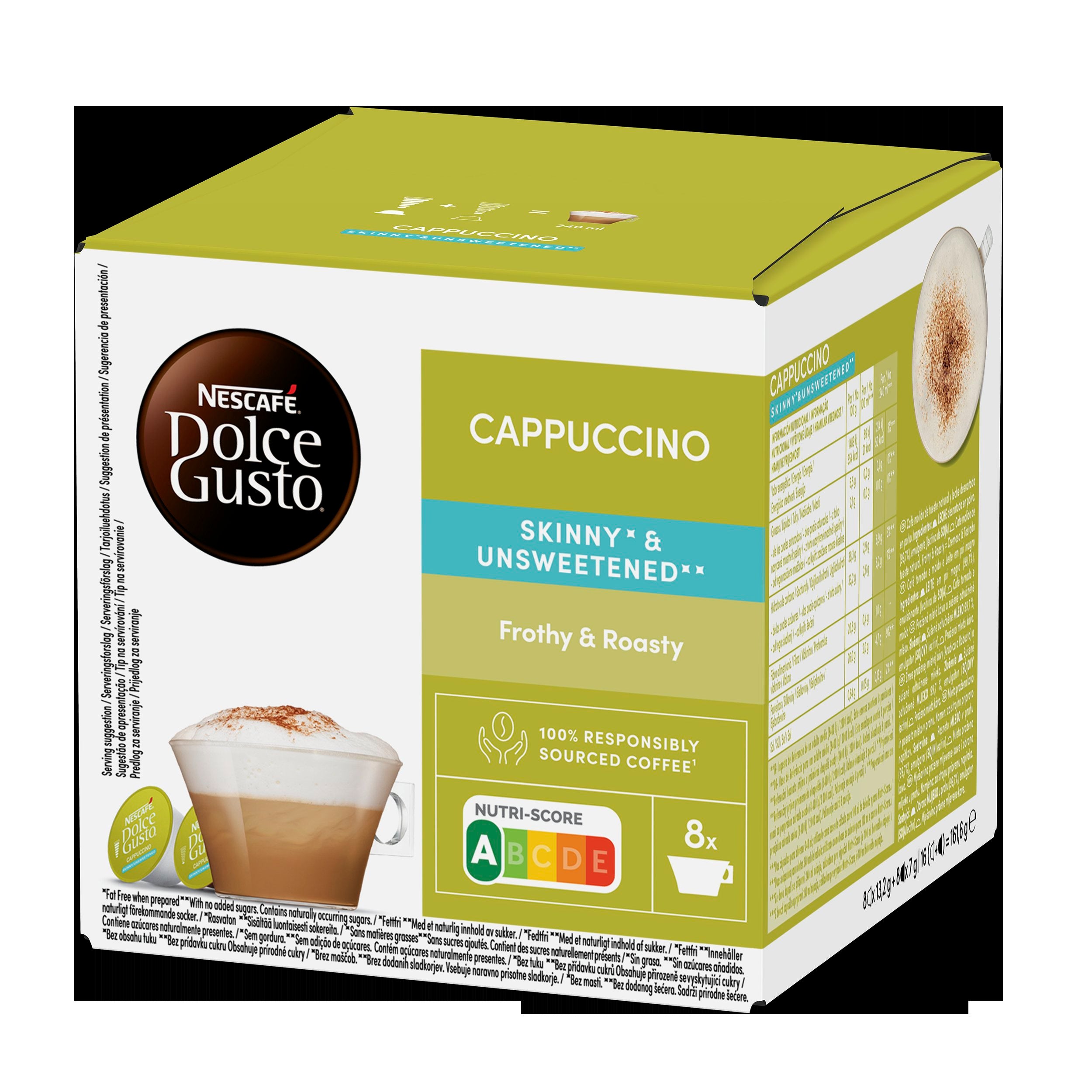 Nescafé Dolce Gusto Skinny Cappuccino 16 kaps/161,6g