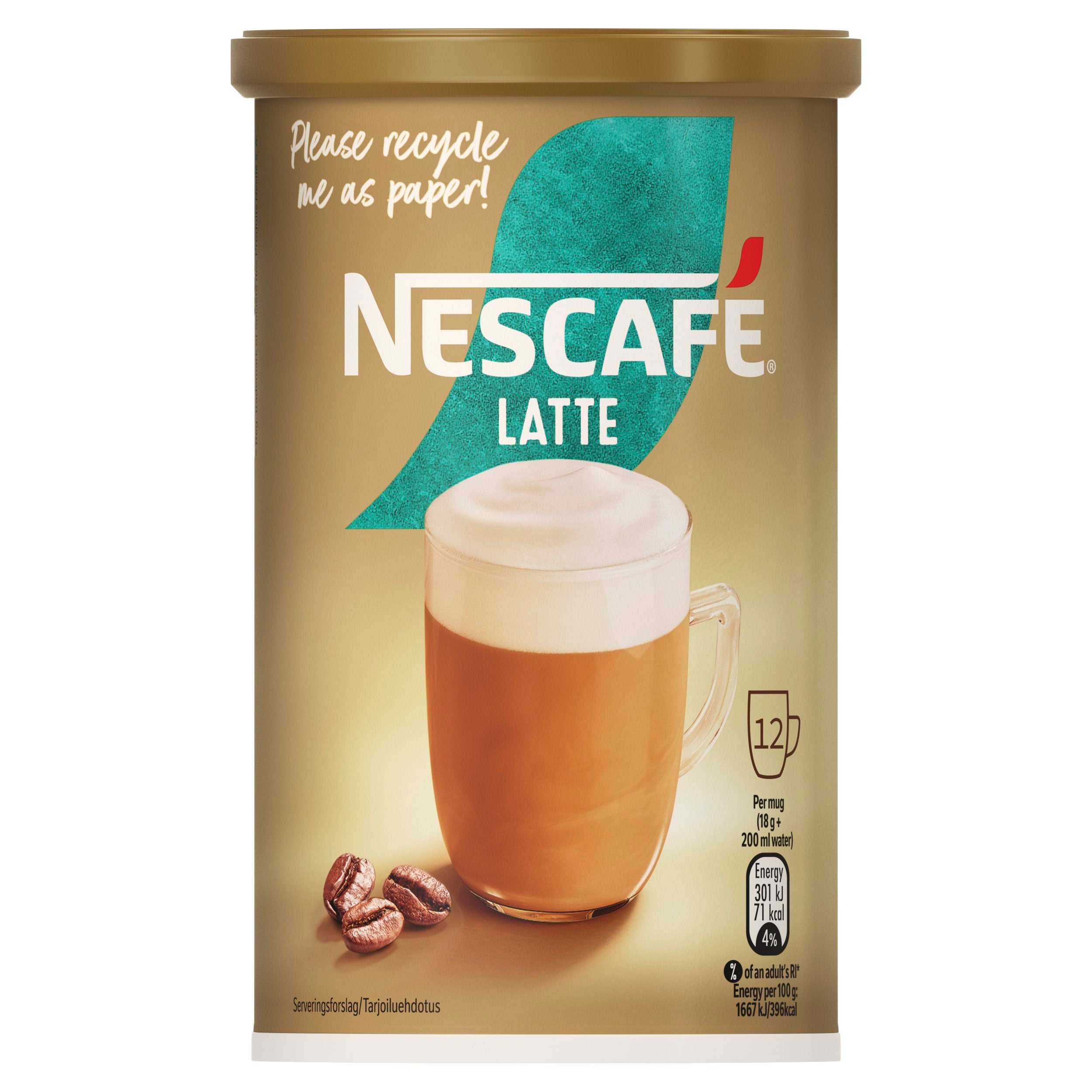 Nescafé 225g Latte erikoispikakahvi