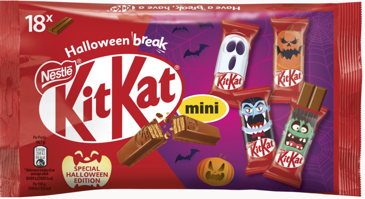 Nestlé Kit Kat Mini 301g (18x 16,7g) suklaakuorrutteinen vohvelipatukka