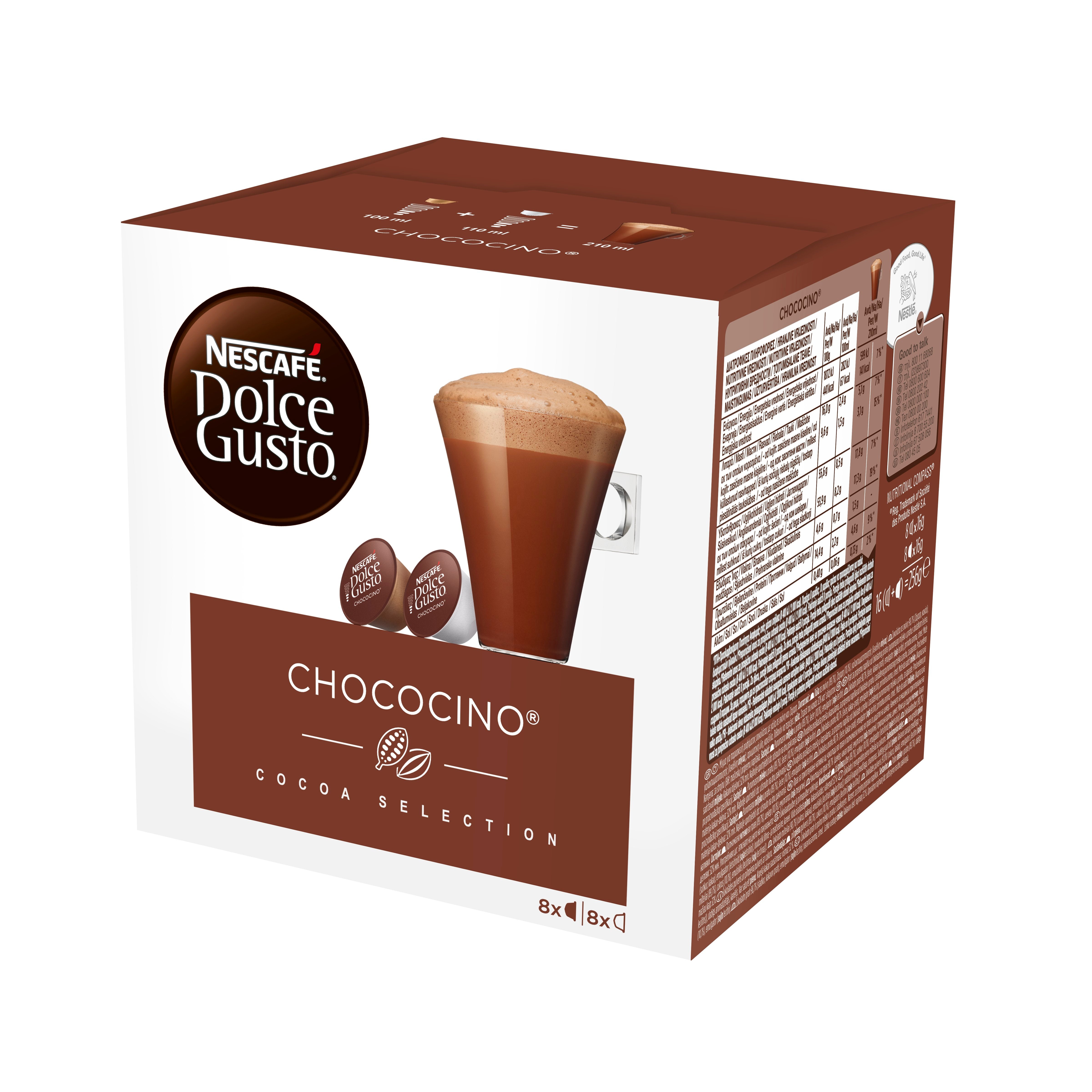Nescafé Dolce Gusto 16kaps/256g Chococino kaakaojuomakapseli