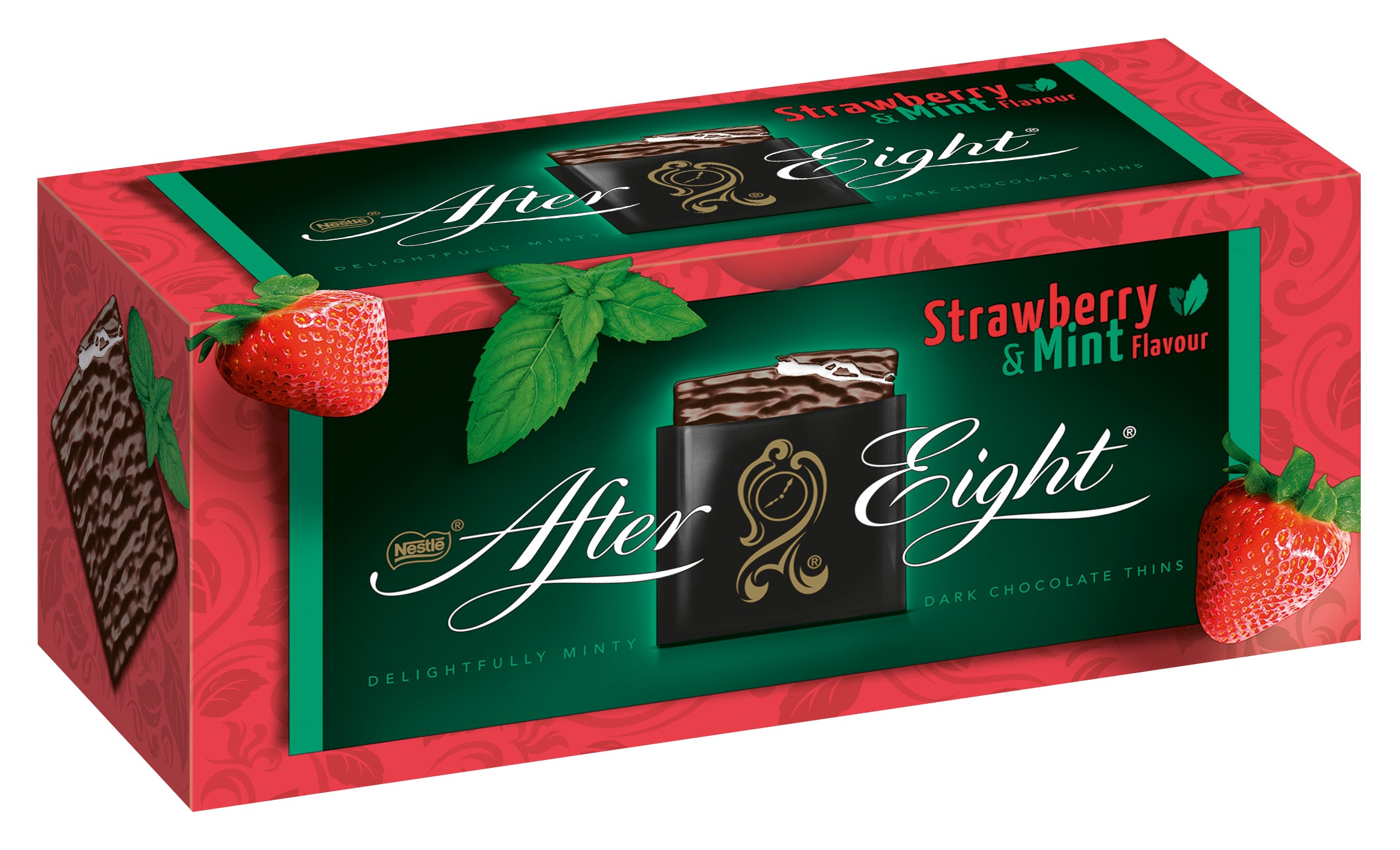 After Eight 200g Mansikka minttutäytteinen suklaa