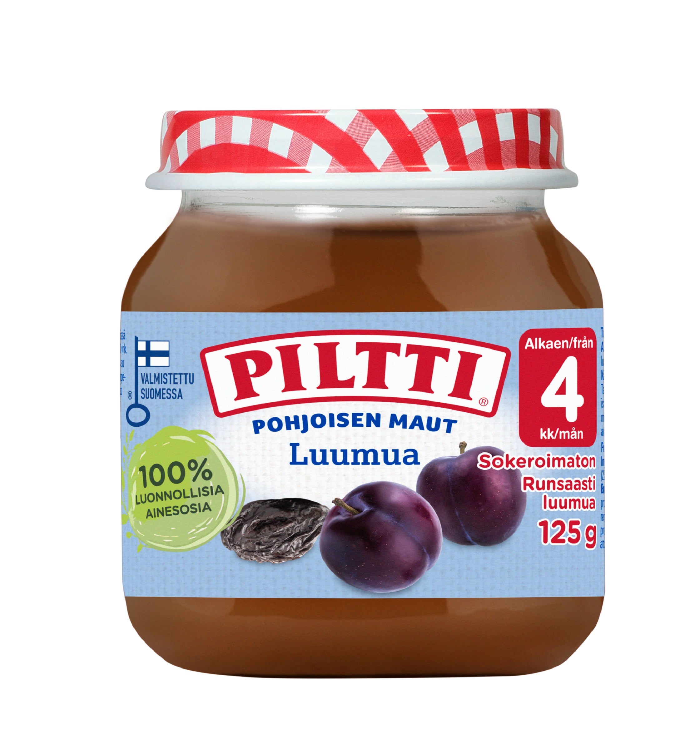 Piltti 125g Pohjoisen maut Luumua 4kk