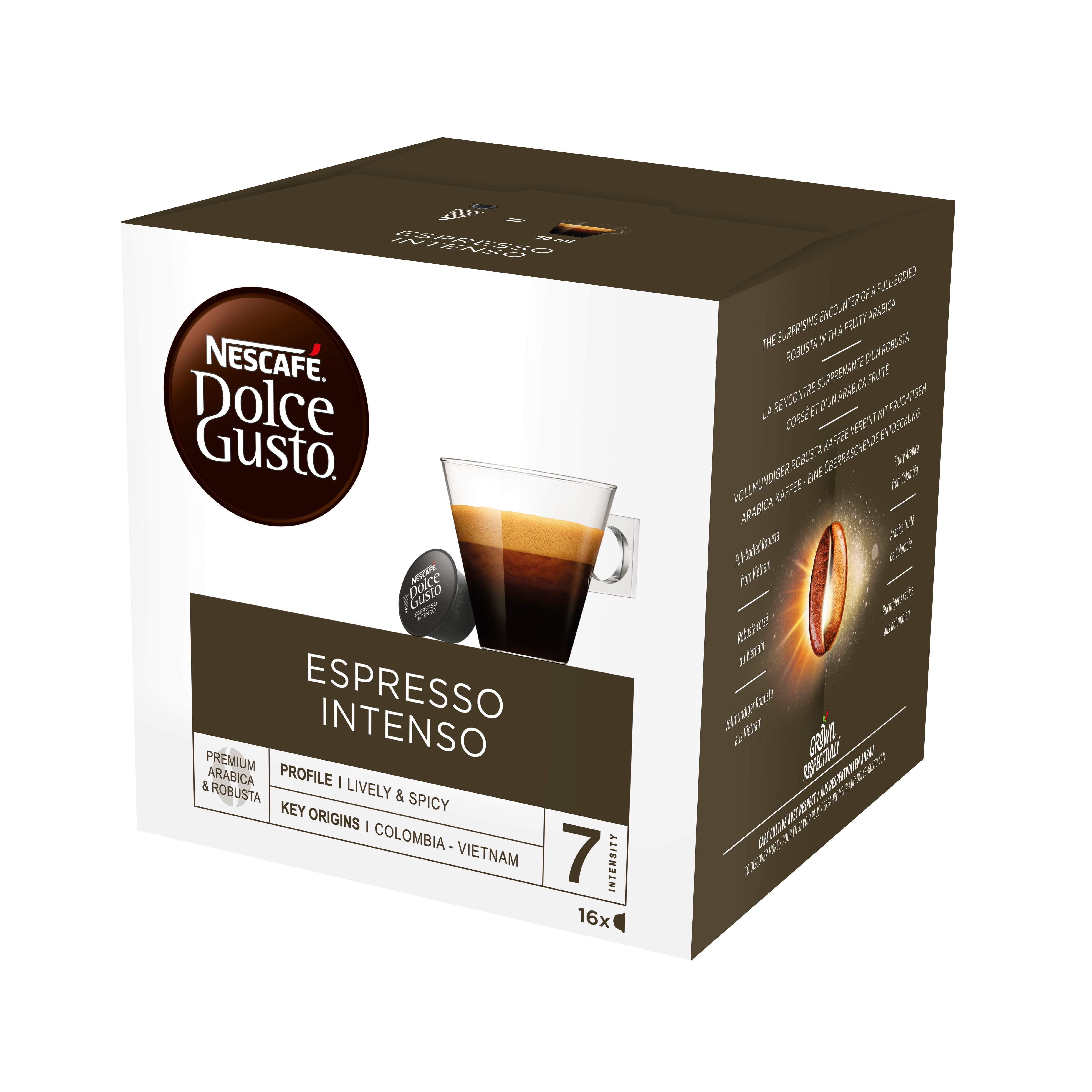 Nescafé Dolce Gusto 16kaps/112g Espresso Intenso kahvikapseli