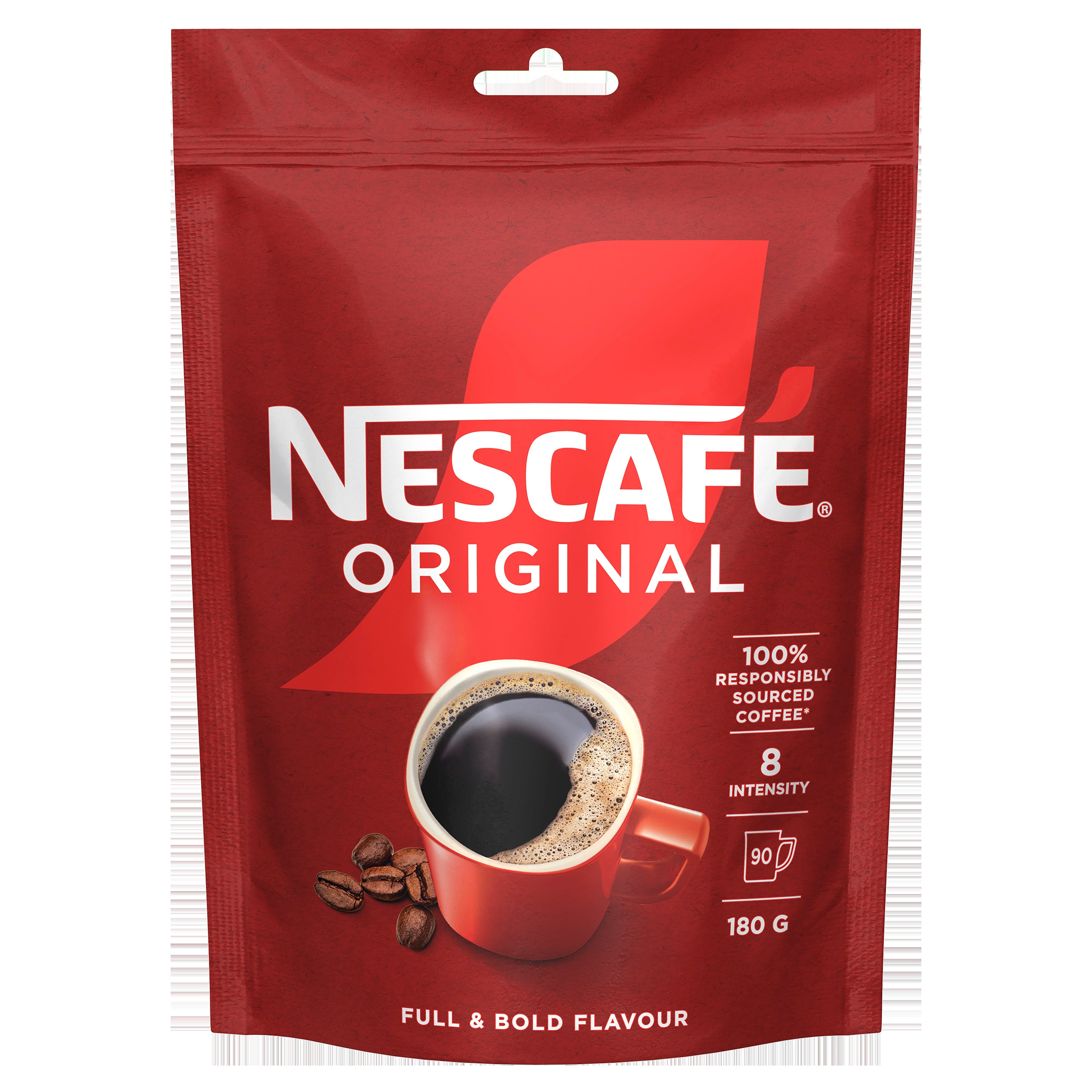 Nescafé Original 180g pikakahvi täyttöpussi