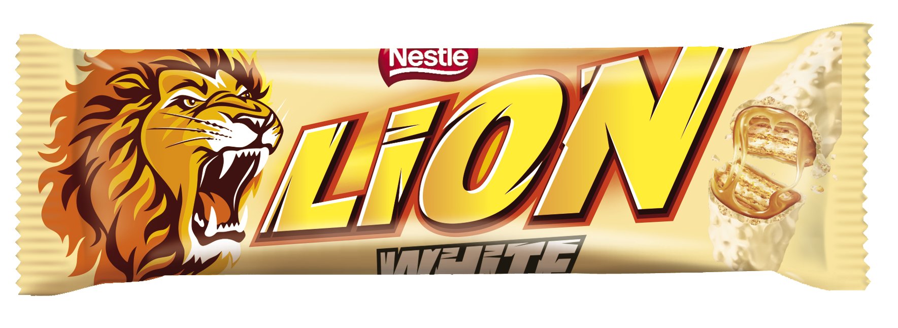 Nestlé Lion 42g White vohvelipatukka