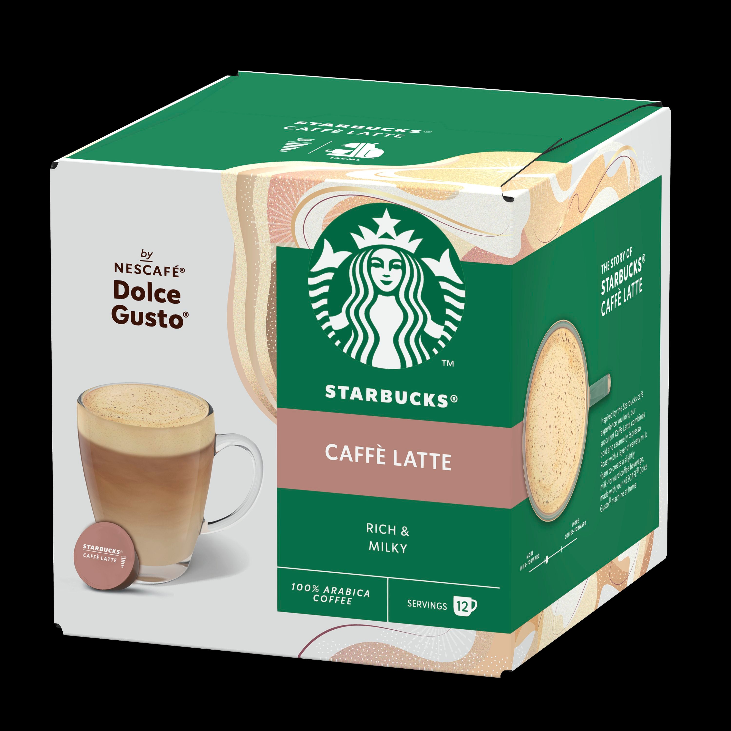 Starbucks 12 kaps/121.2g Caffe Latte maitokahvikapseli