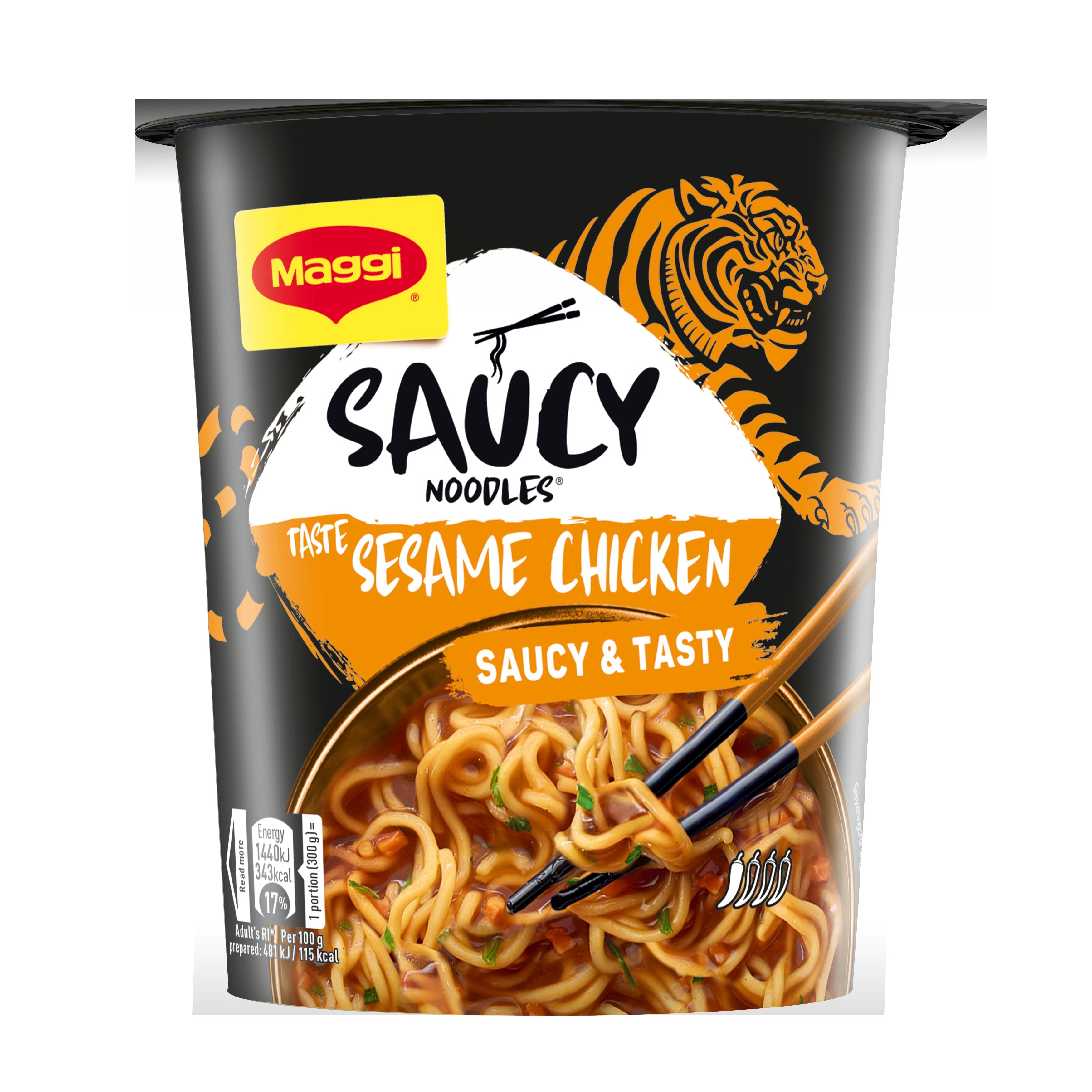 Maggi Saucy Noodles 75g Sesame Chicken