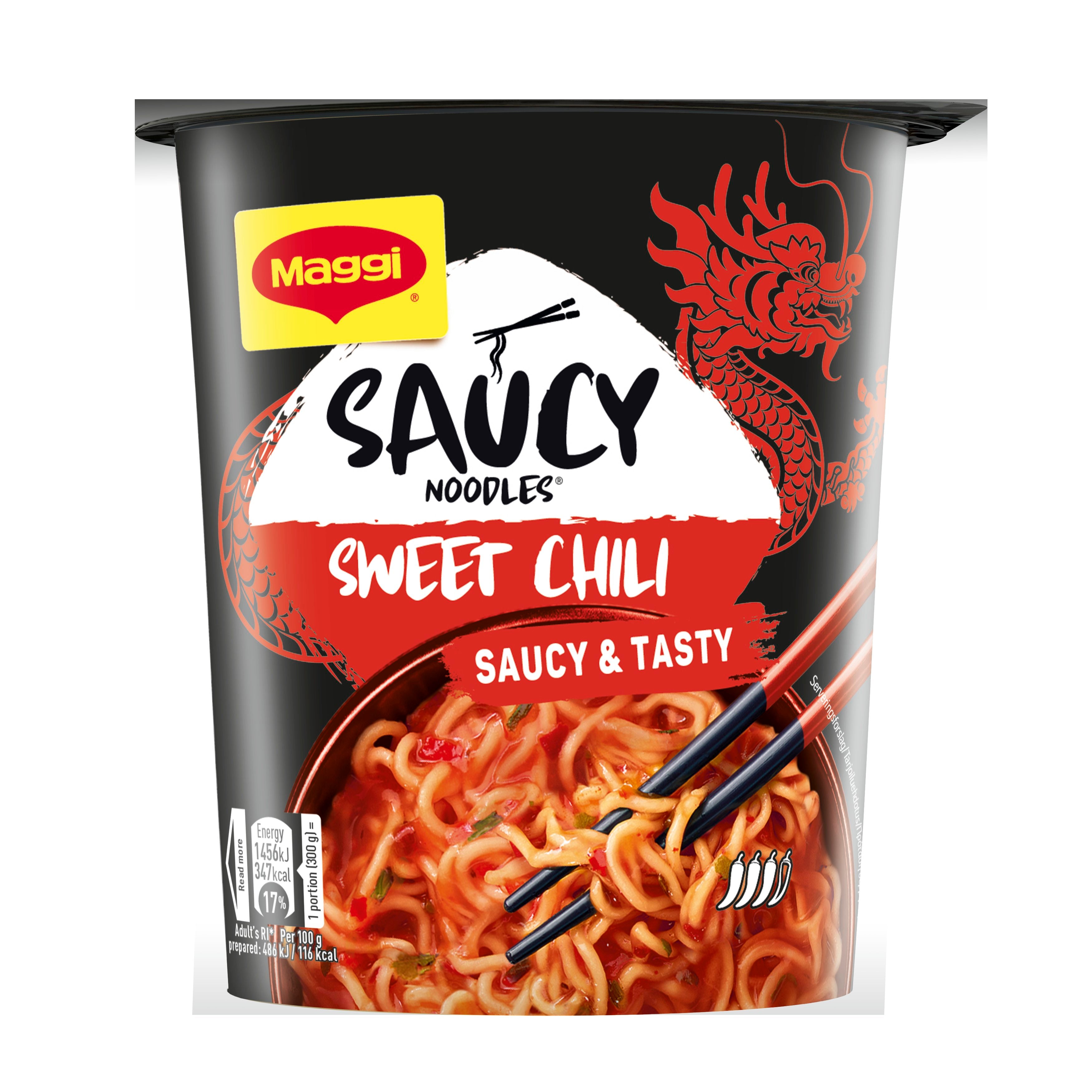 Maggi Saucy Noodles 75g Sweet Chili