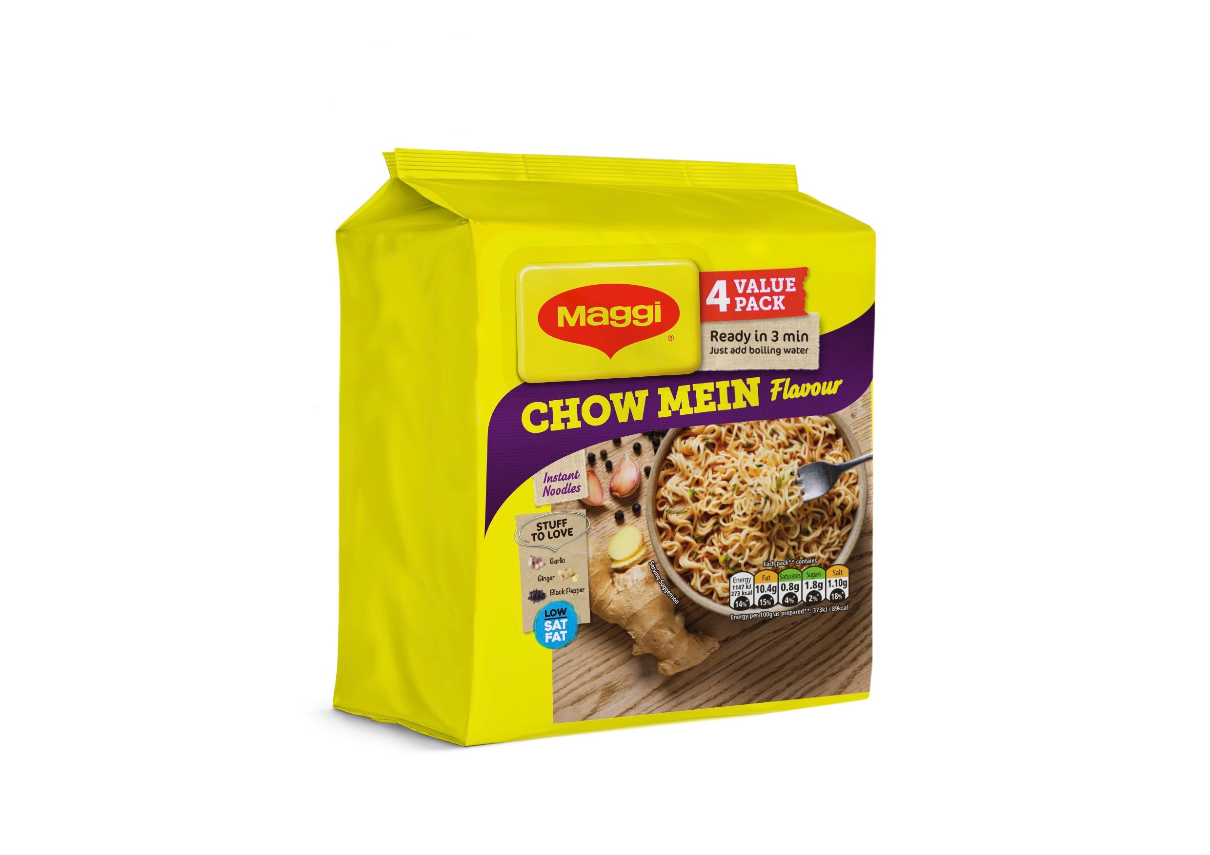 Maggi Chow Mein (4x59,2g) nuudeli monipakkaus