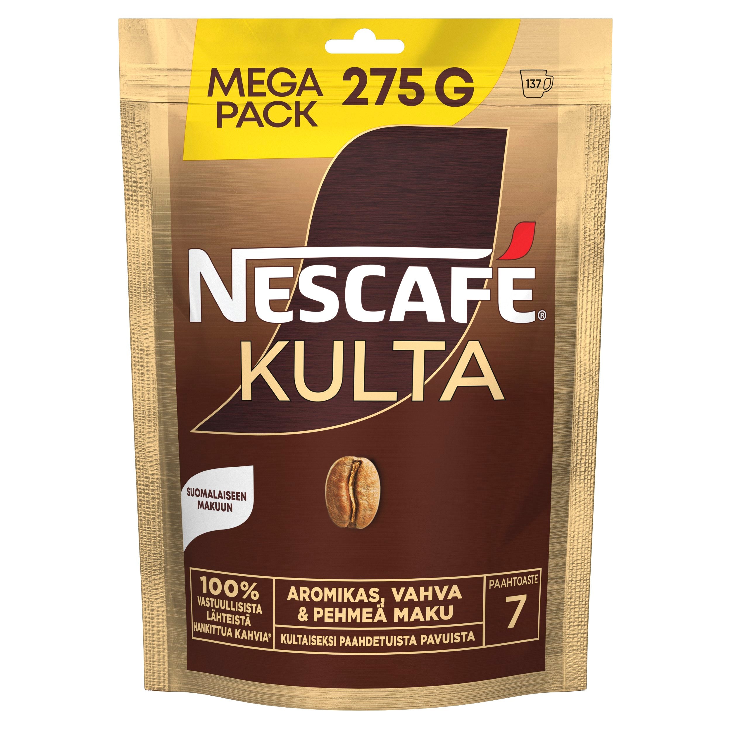 Nescafé Kulta 275g pikakahvi pussi