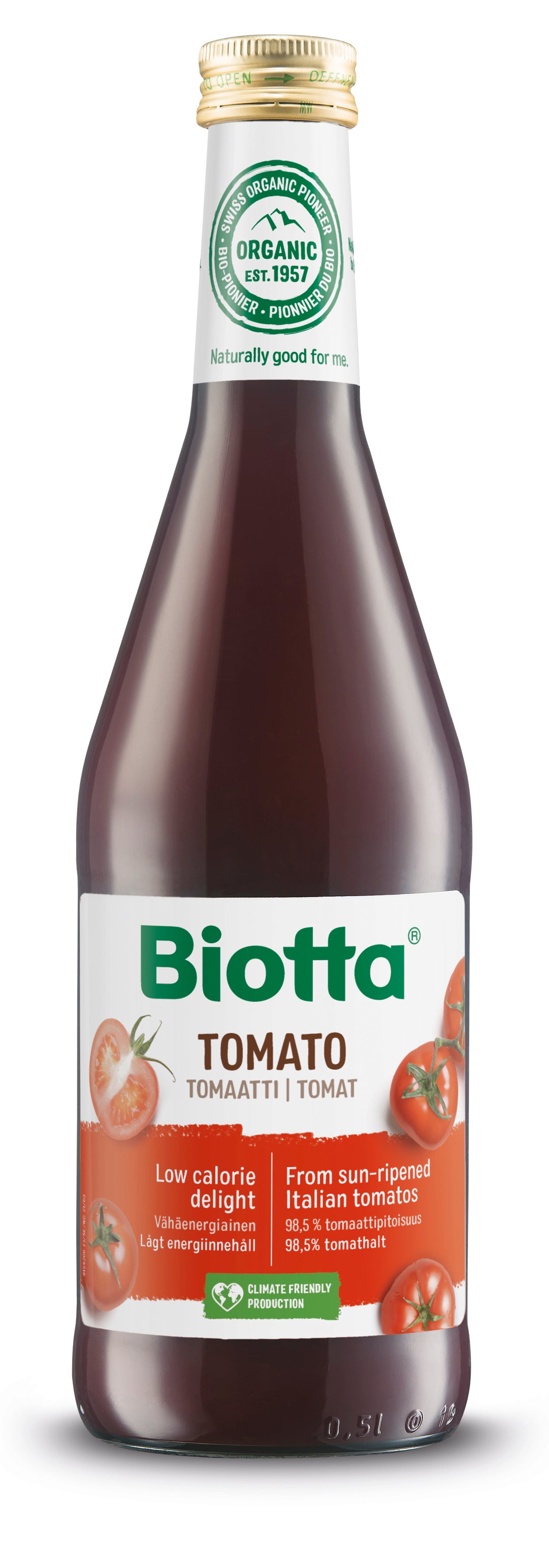 Biotta Tomaattitäysmehu 500ml luomu