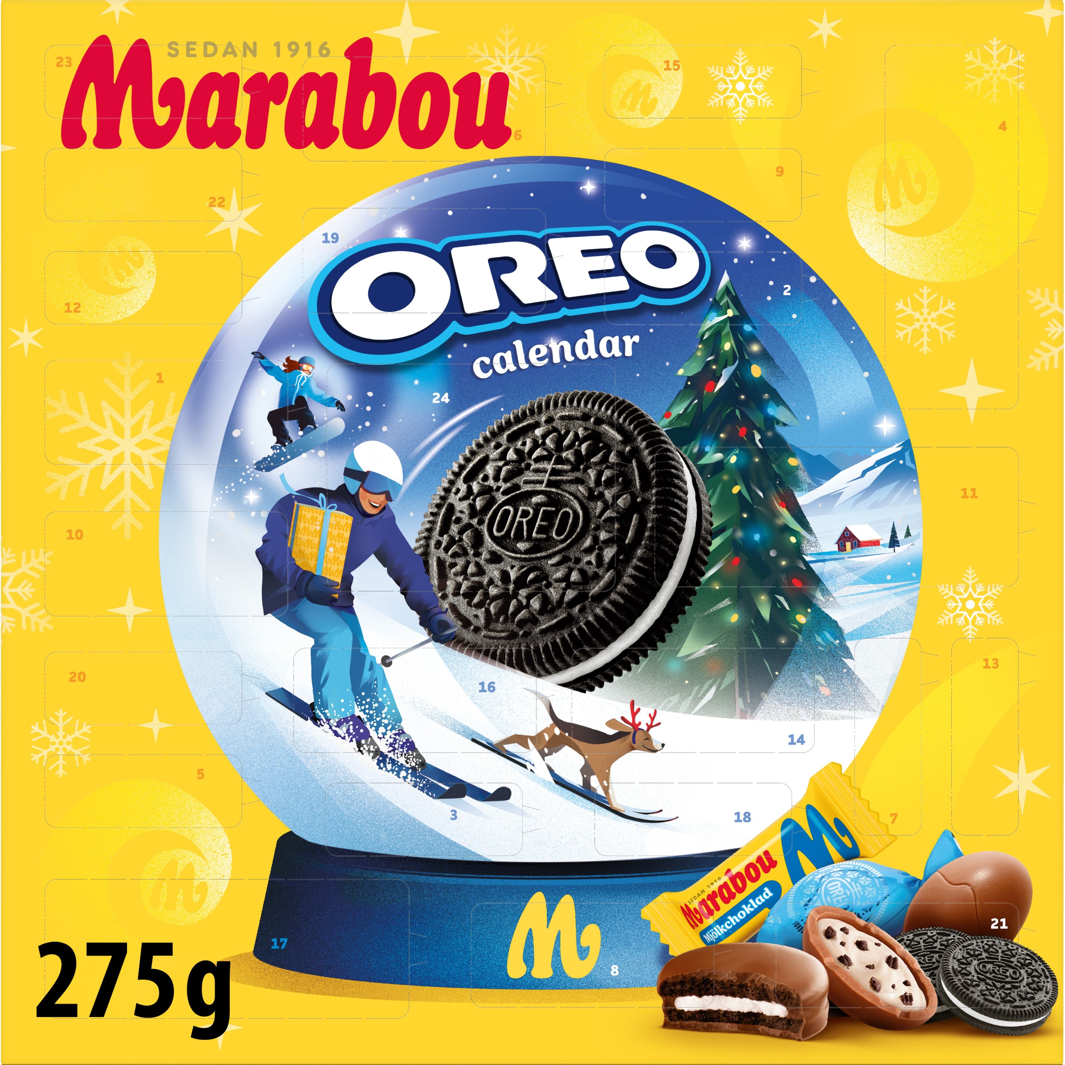 Marabou Oreo Calendar joulukalenteri 275g