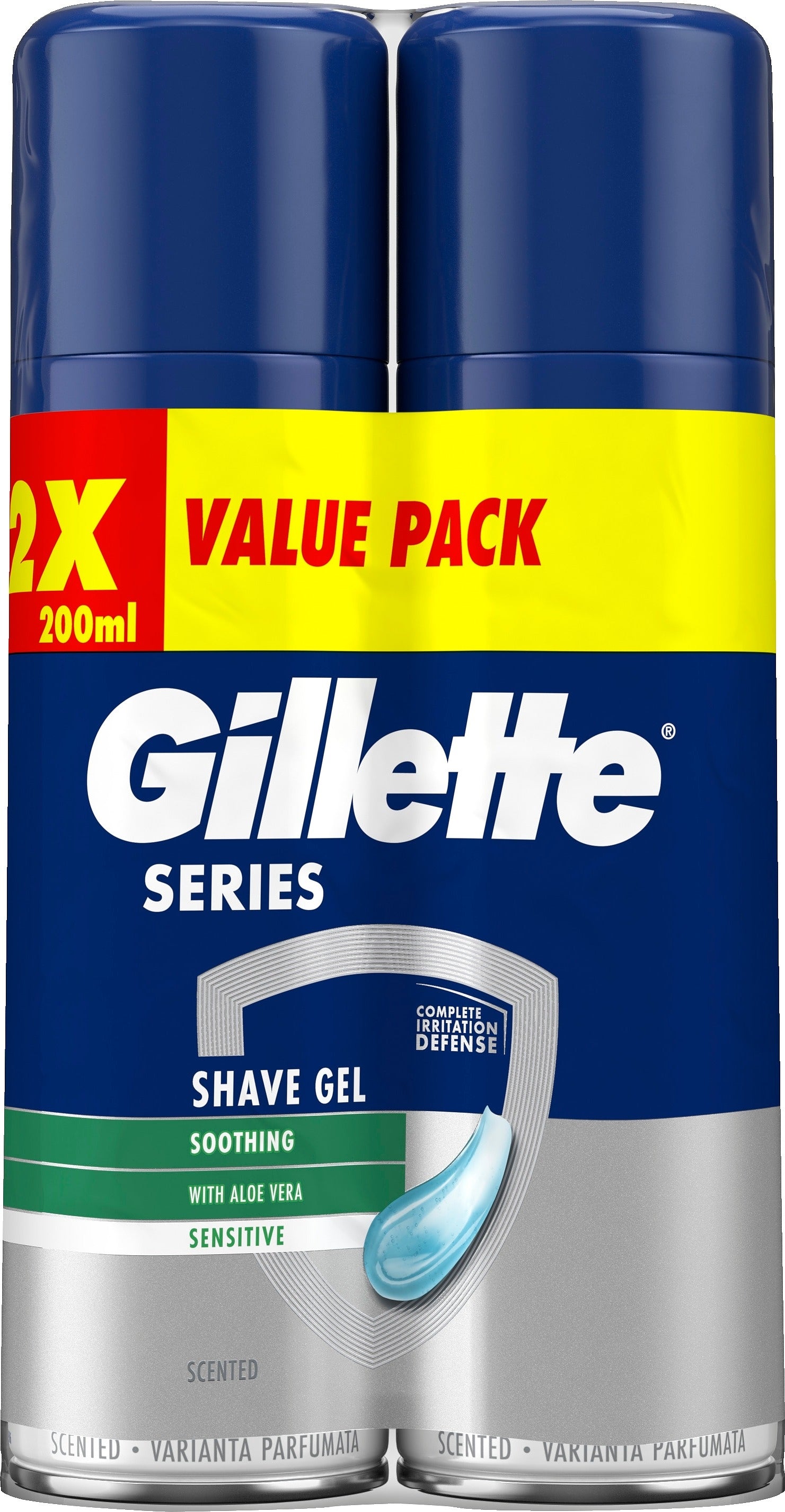 Gillette Series Sensitive geeli 2x200ml