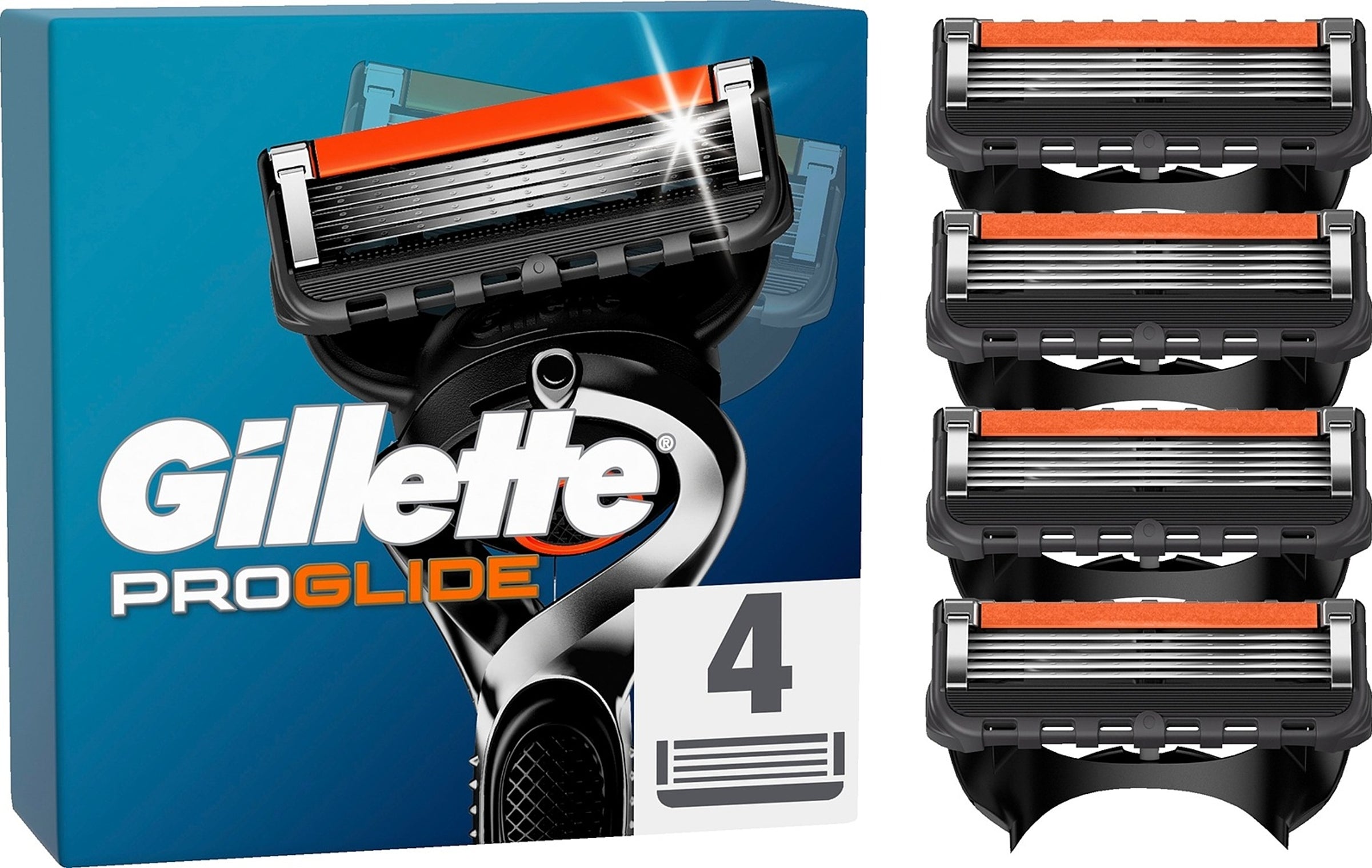 Gillette Fusion5 Proglide terä 4kpl