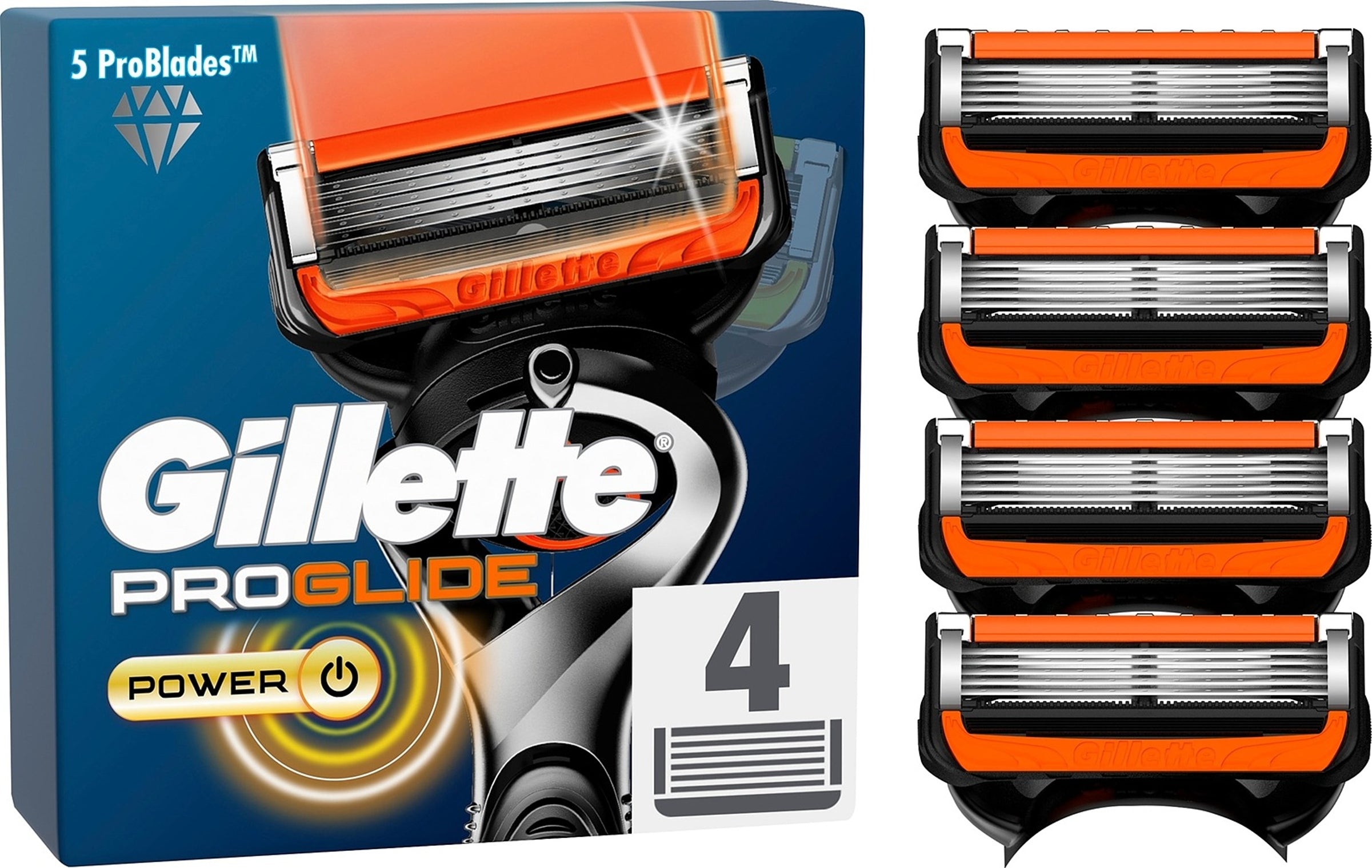 Gillette Fusion5 ProglidePower terä 4kpl