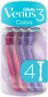 Gillette Venus varsiterä 4kpl Colors 3