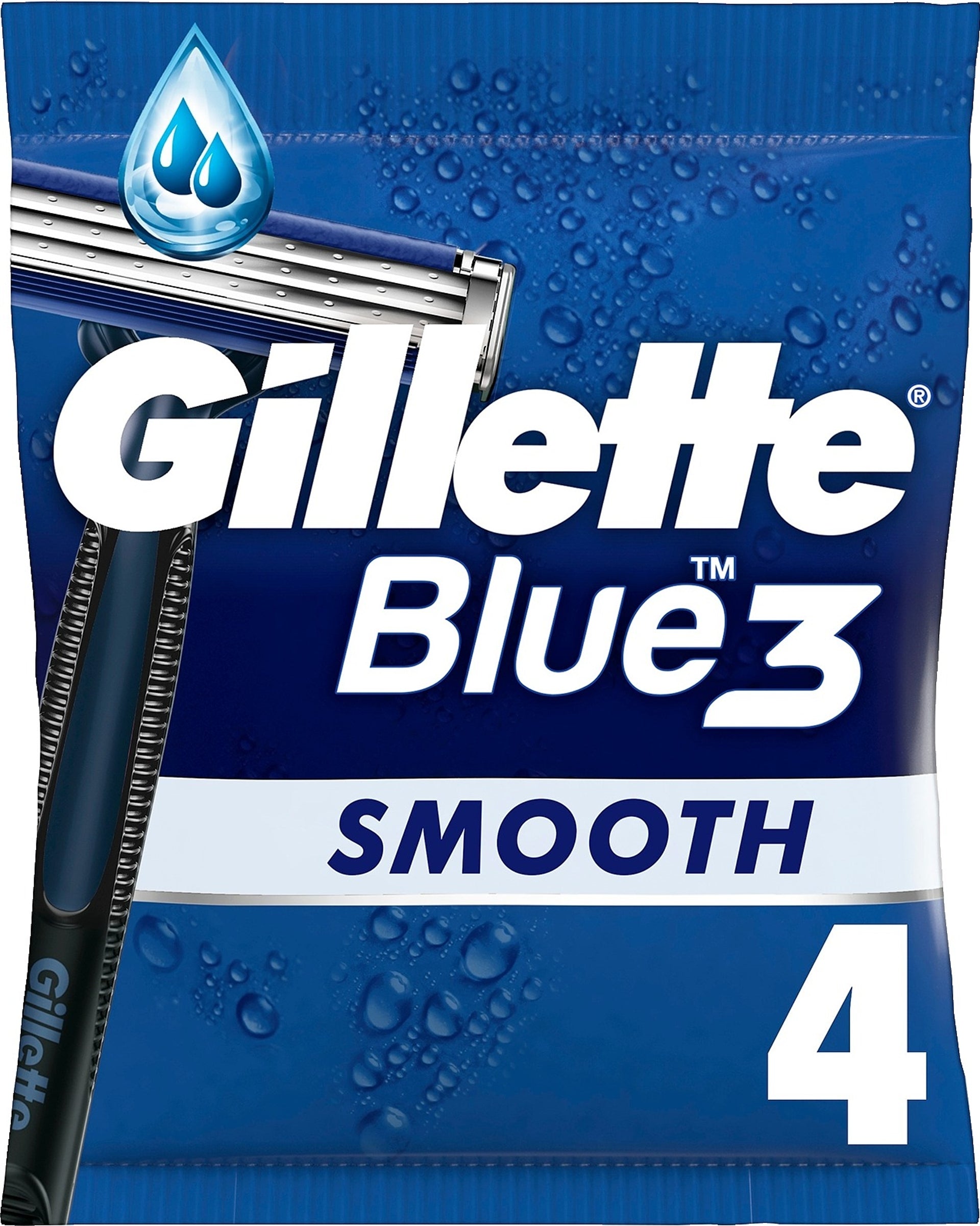 Gillette Blue3 varsiterä 4kpl Smooth