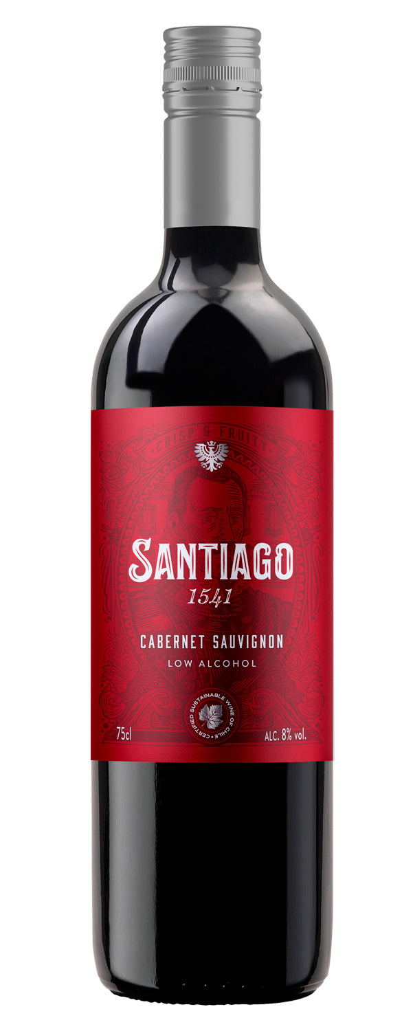 Santiago 1541 Cabernet Sauvignon  8 til- % 0,75 L plo