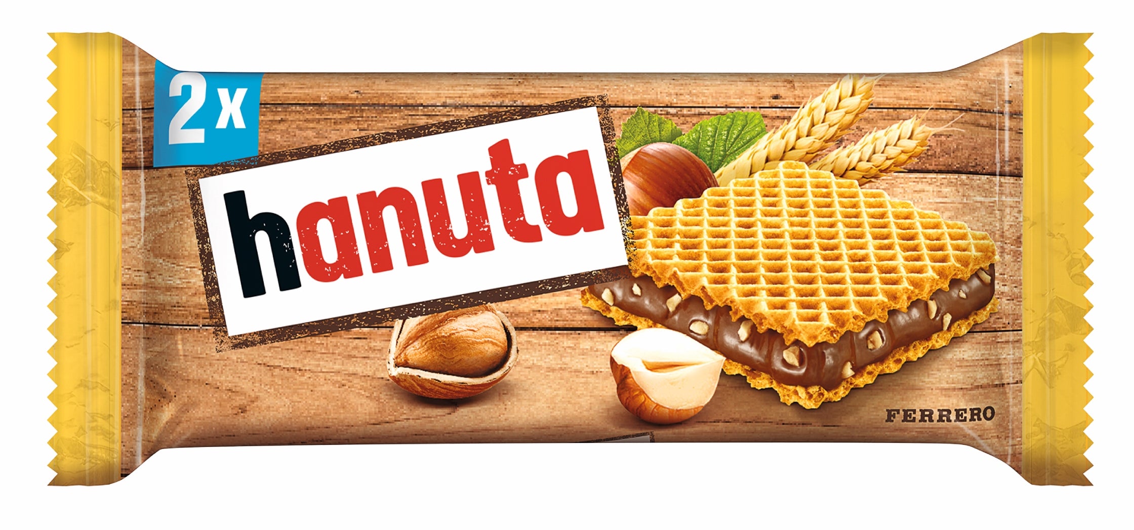 Hanuta raea vohveli kaakao-hasseöpähkinätäytteellä 44g