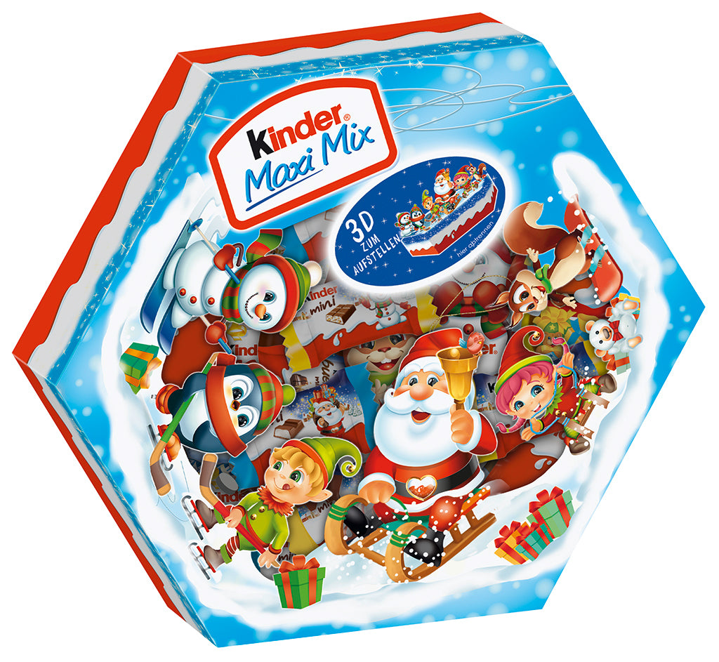 Kinder Maxi Mix suklaalajitelma Joulu 143g