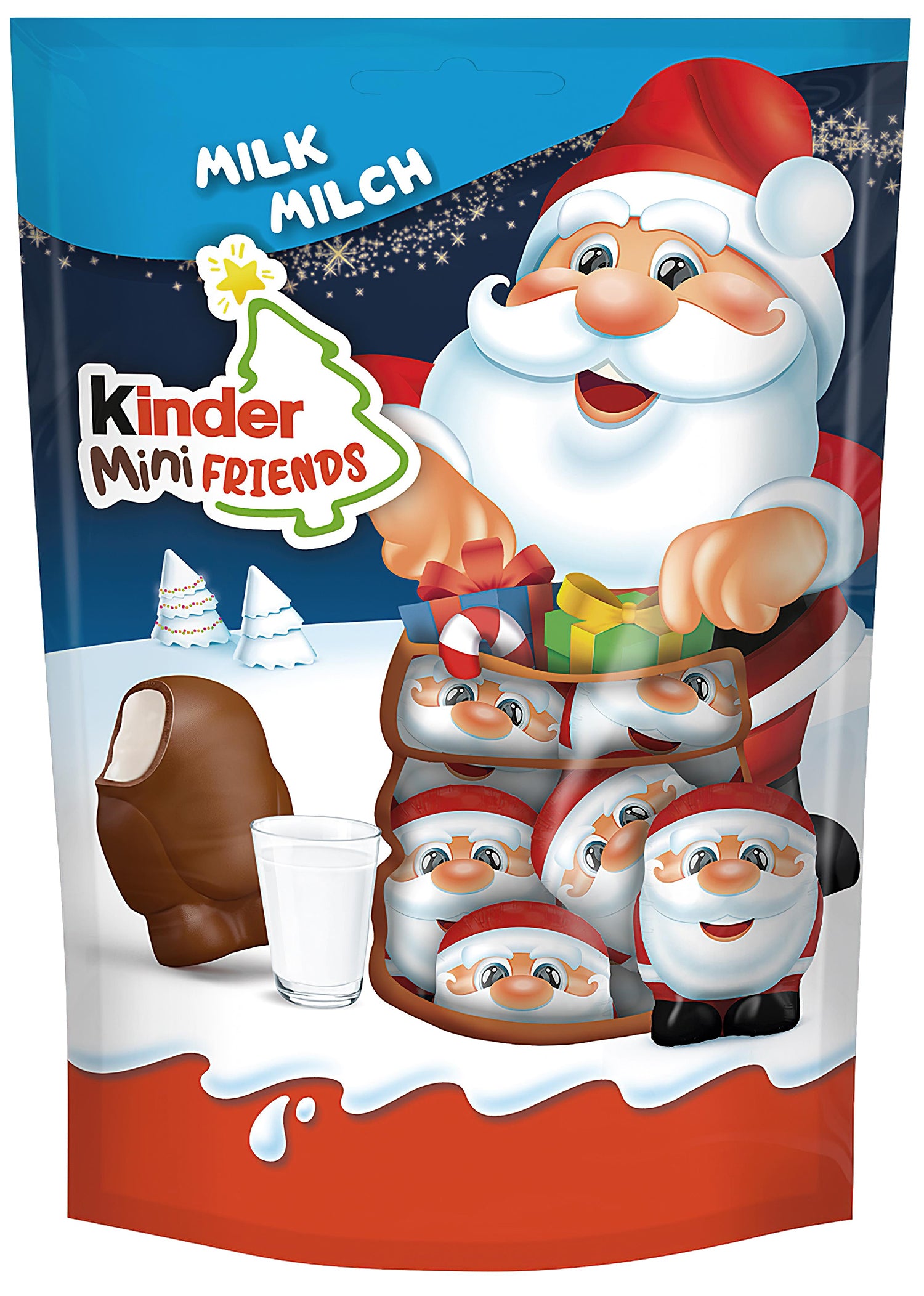 Kinder maitosuklaapäällysteisiä suklaahahmoja maitoisalla täytteellä