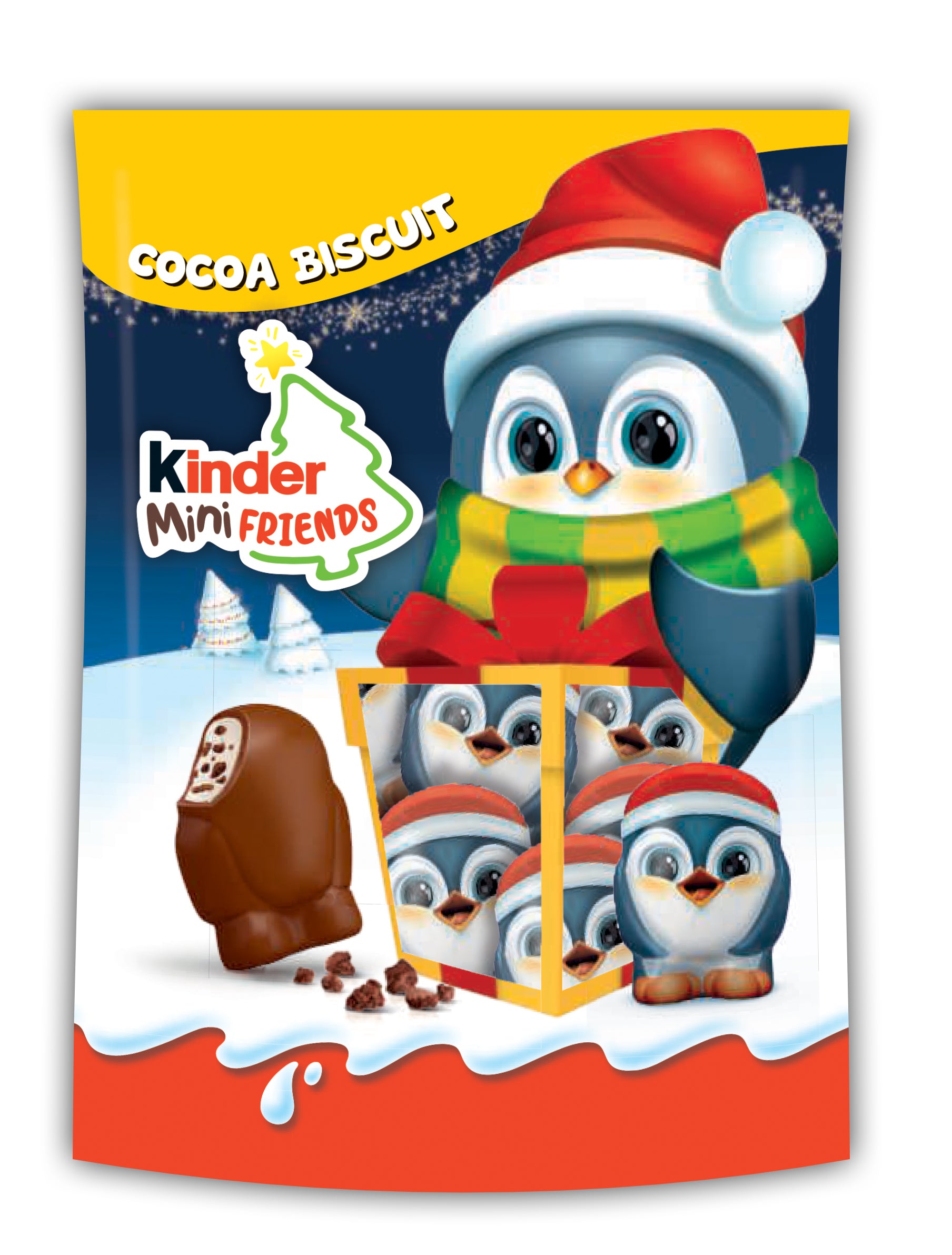 Kinder maitosuklaafiguuri maidosta ja kaakaokeksipaloilla 122g