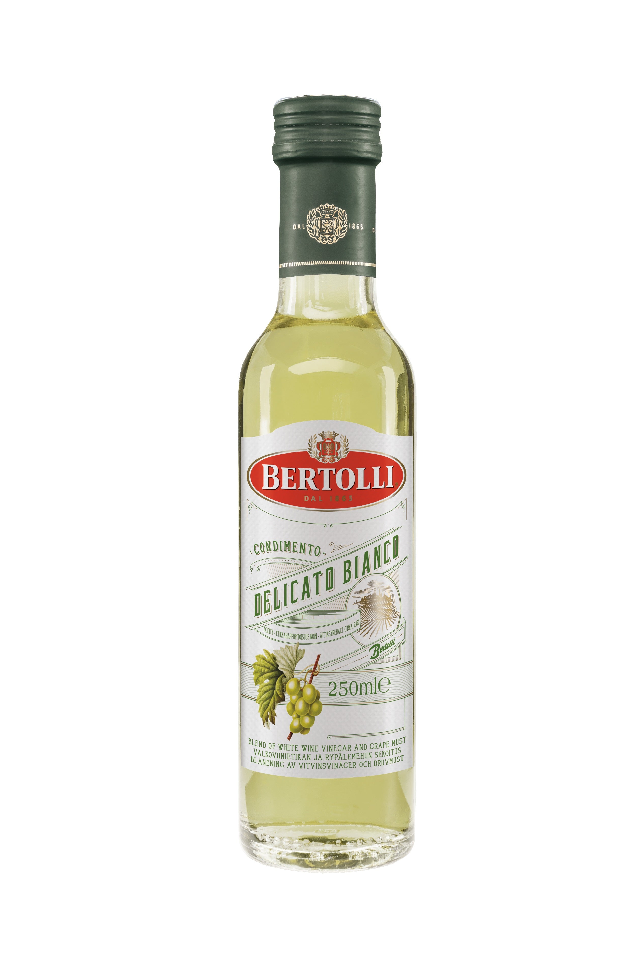 Bertolli 250ml Condimento Delicato Bianco italialainen balsamiviinietikka
