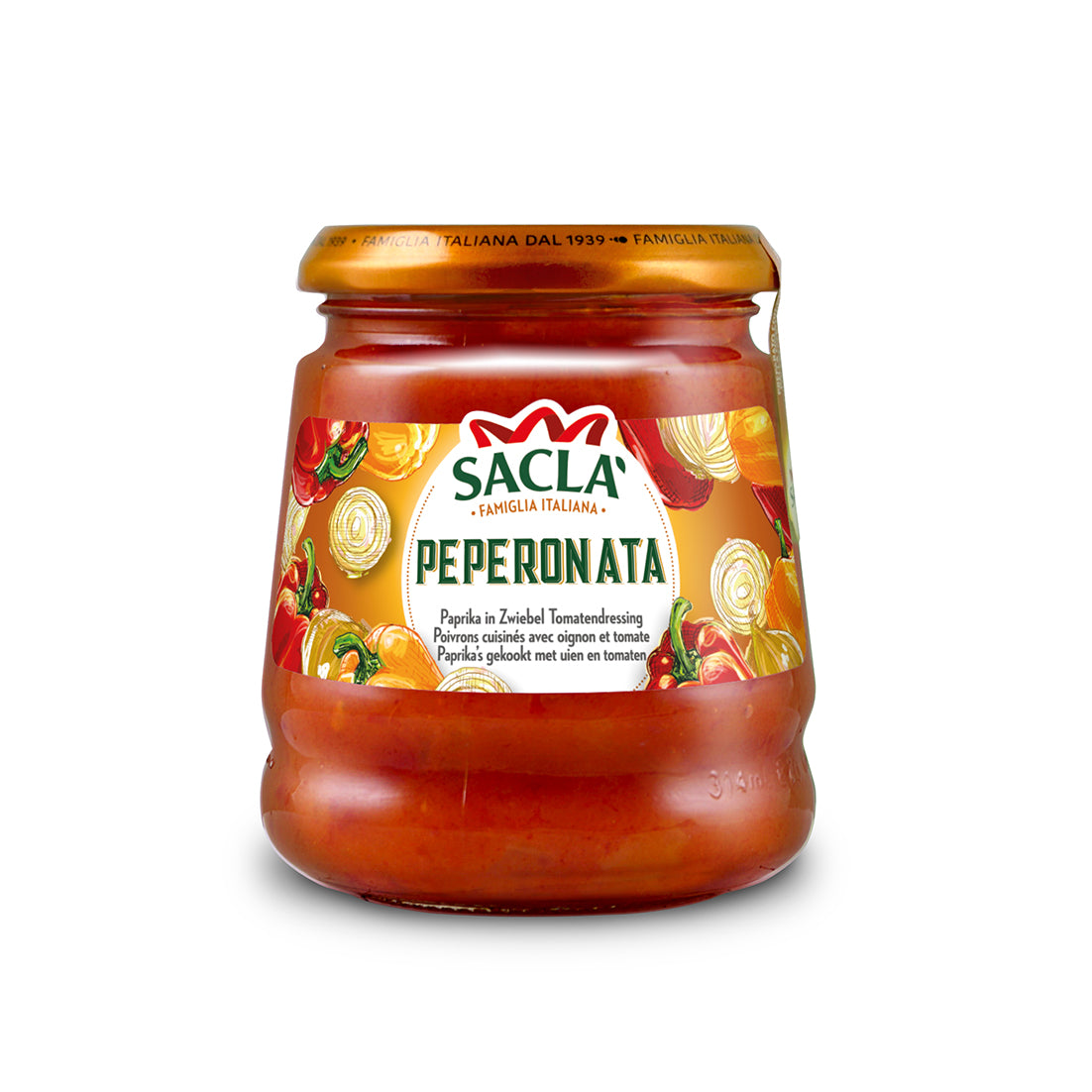 Saclà 290g Peperonata paprikaa tomaatti-sipulikastikkeessa
