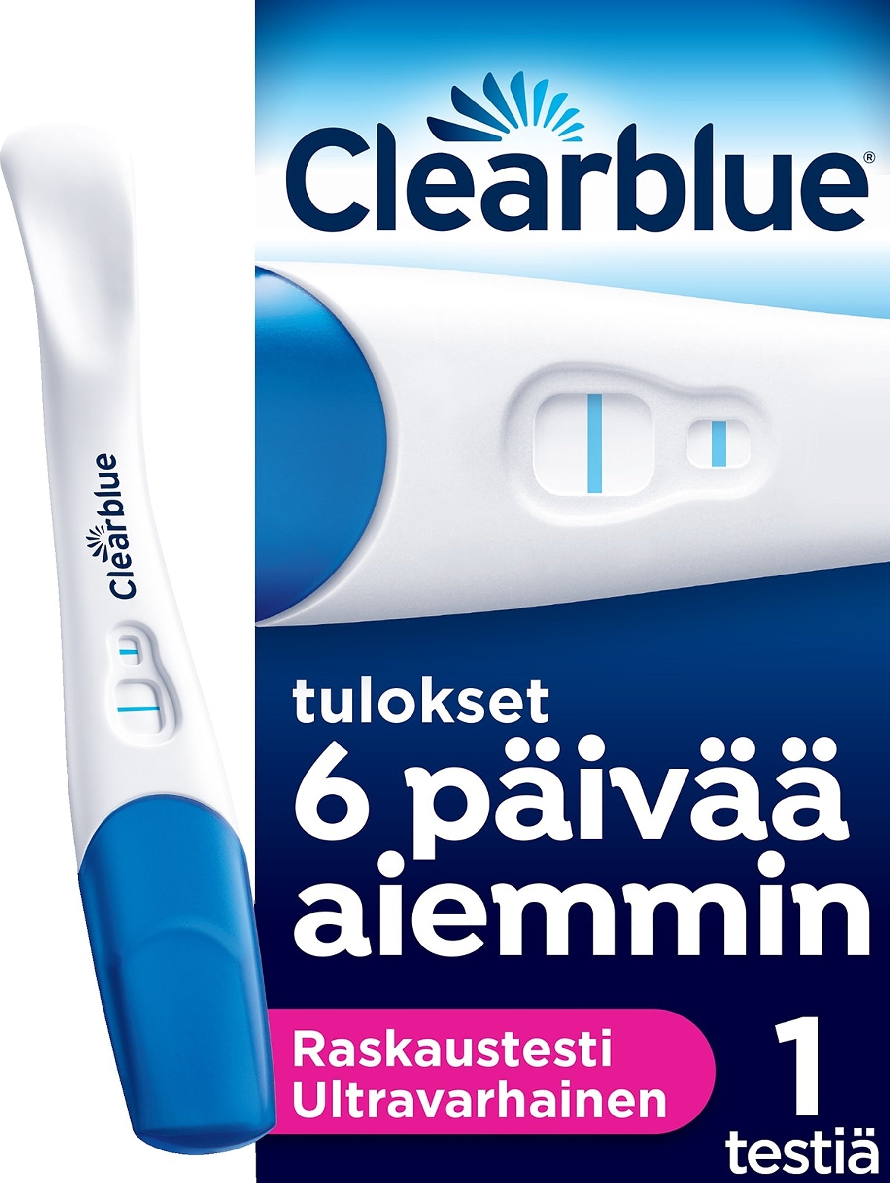 Clearblue Ultravarhainen 1kpl raskaustesti