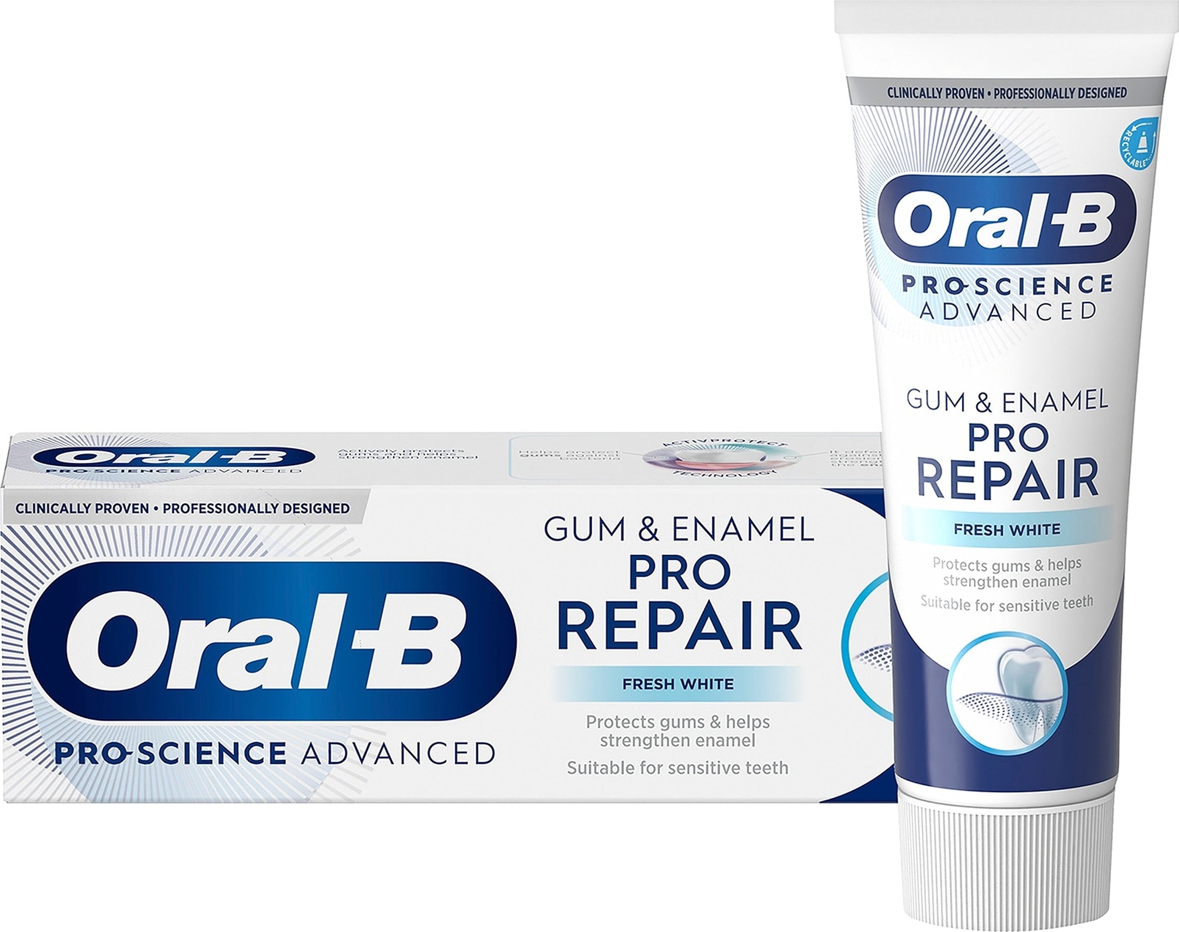 Oral-B hammastahna 75ml GumEnamel PR Whi