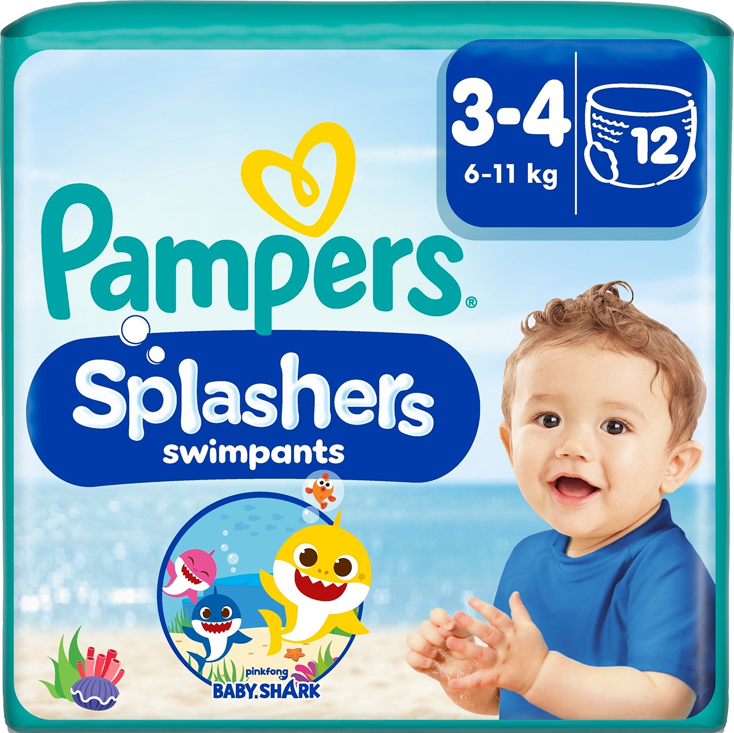 Pampers Splashers S3-4 6-11kg 12kpl uimavaippa