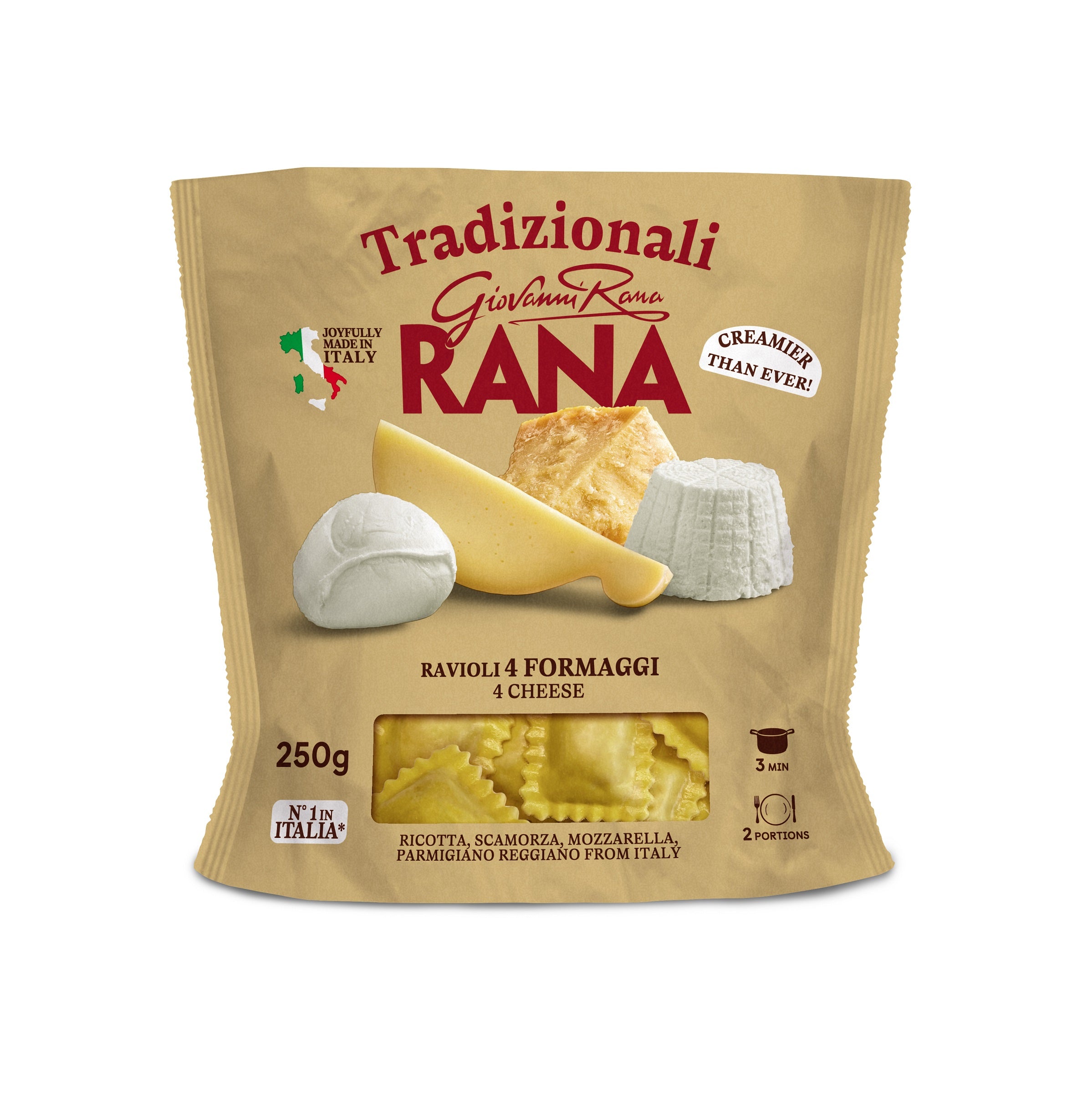 Rana Ravioli neljä juustoa 250g