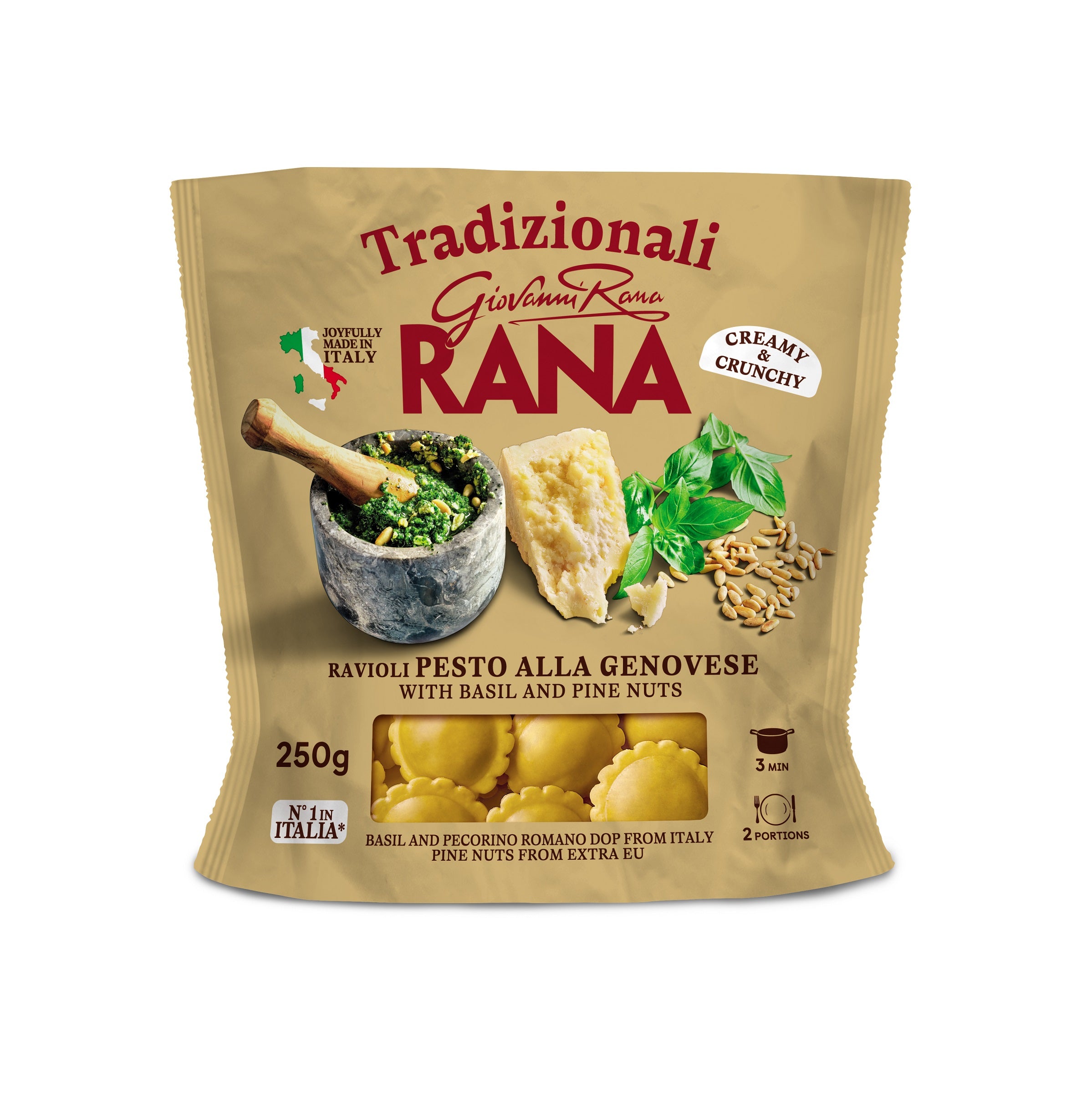 Rana 250g Tortellini Basilika et pinjansiemen pestolla tuorepasta