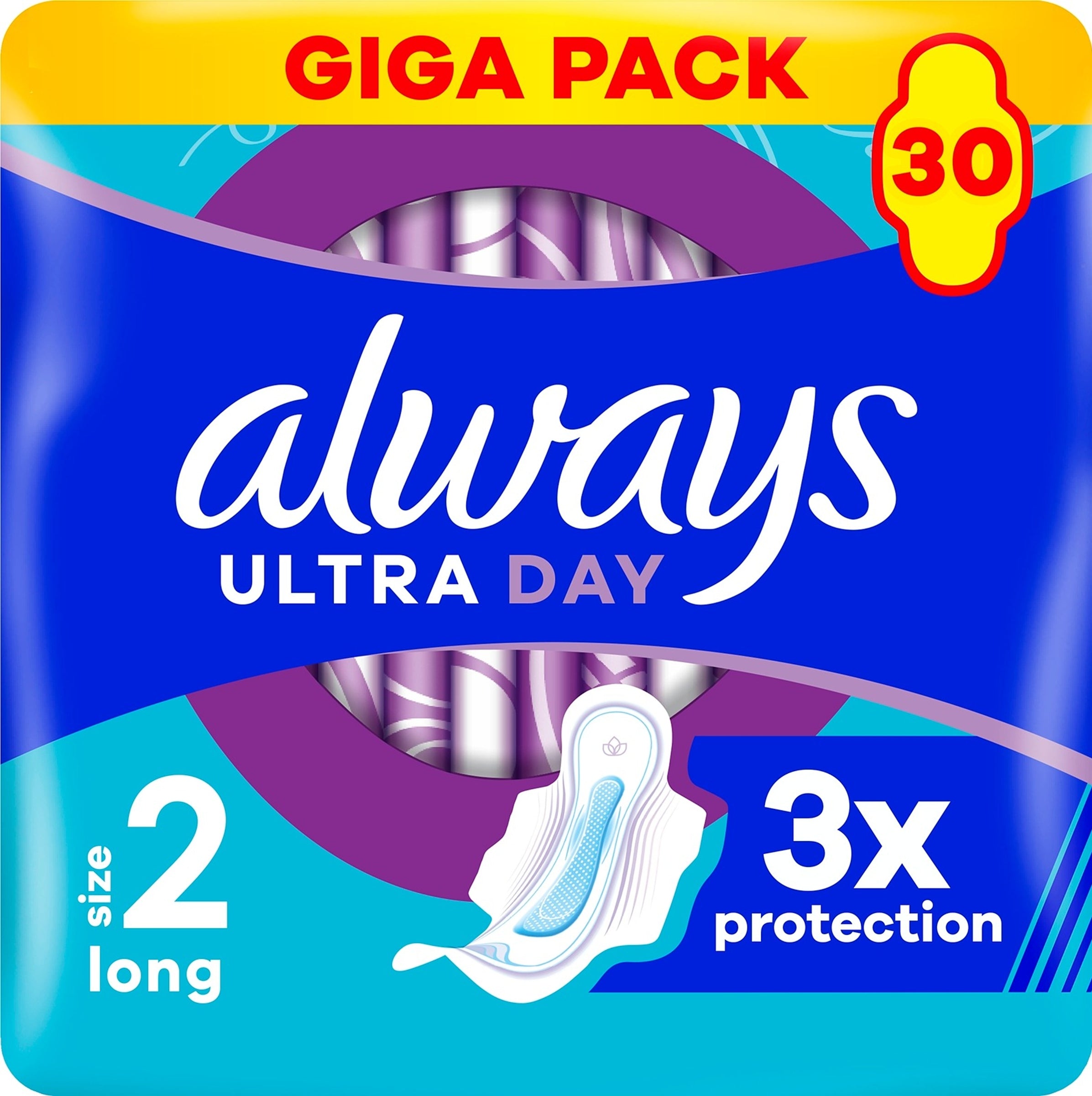 Always 30kpl Ultra Long 2 siivekkeillä terveysside