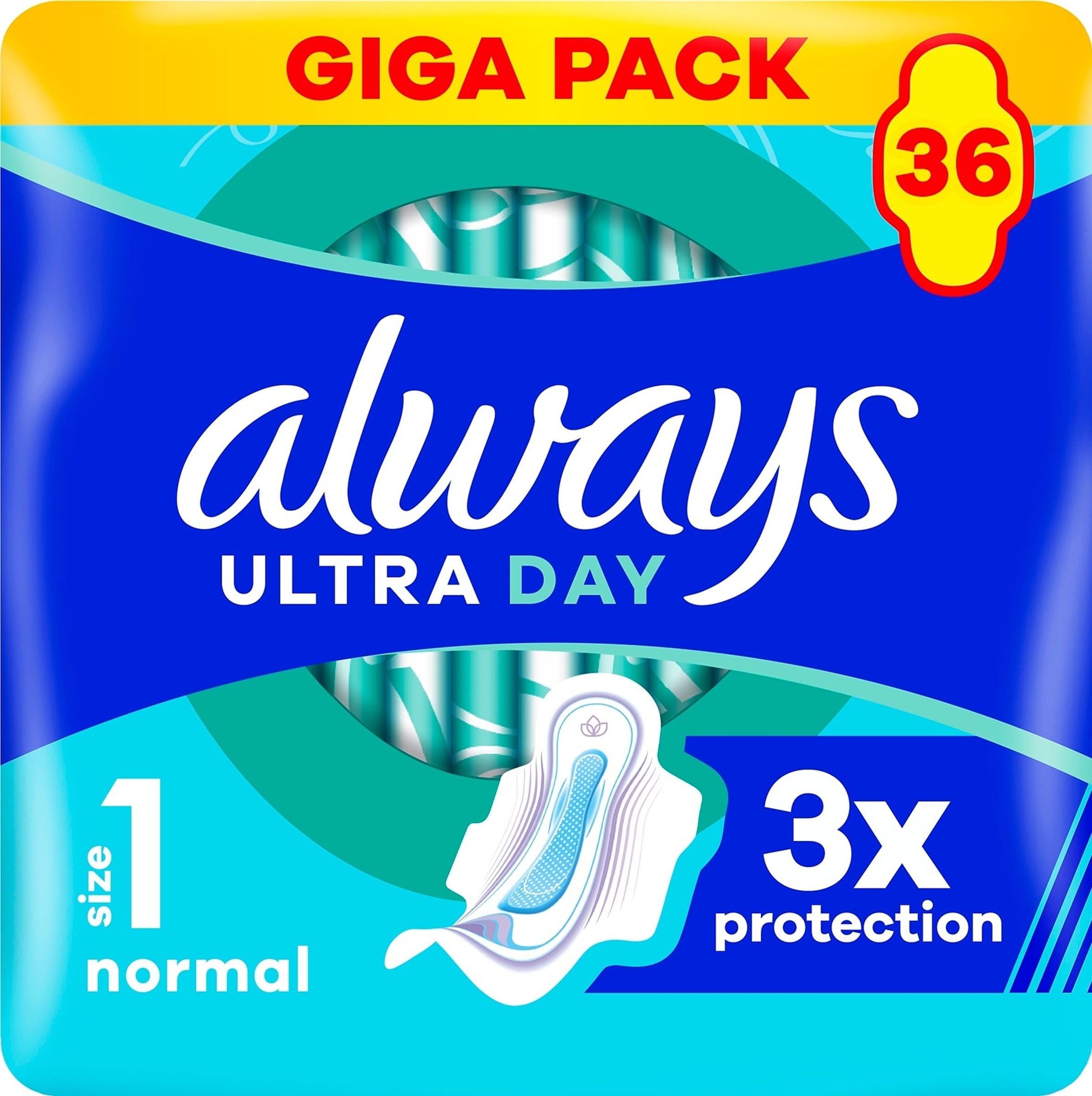 Always 36kpl Ultra Normal 1 siivekkeillä terveysside