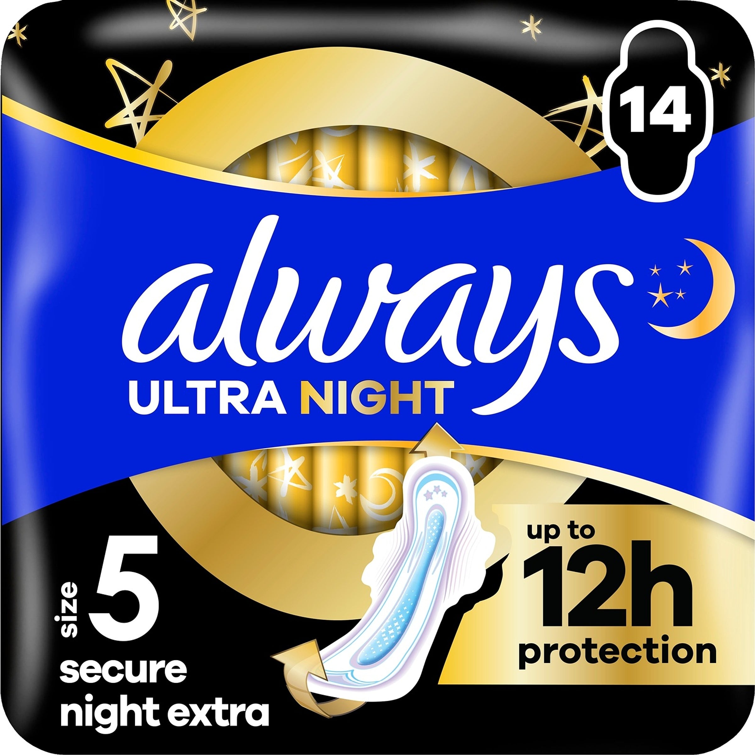 Always Ultra Secure Night Extra S5 avec ailes Terveysside