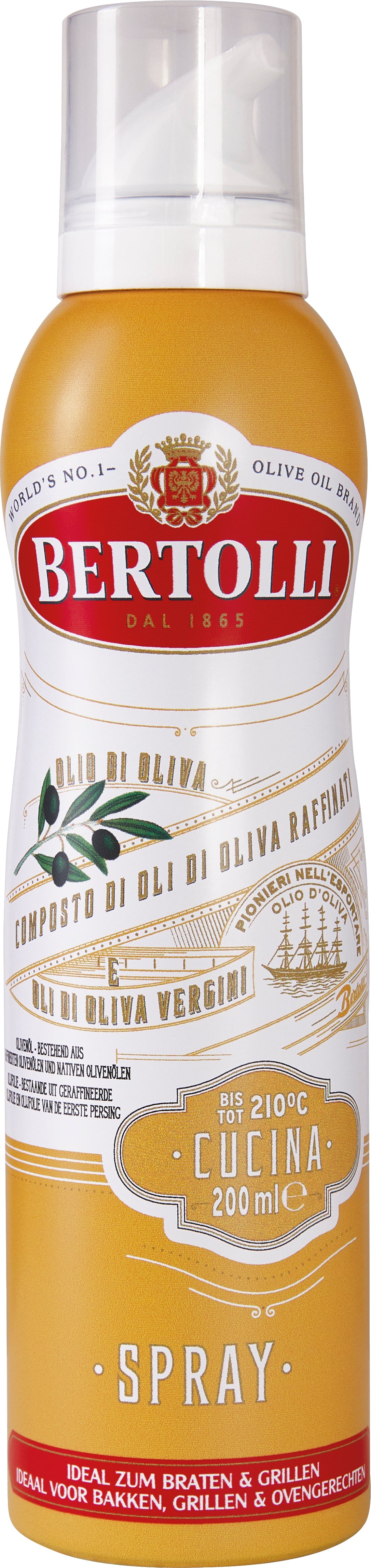 Bertolli 200ml Cucina oliiviöljy spray