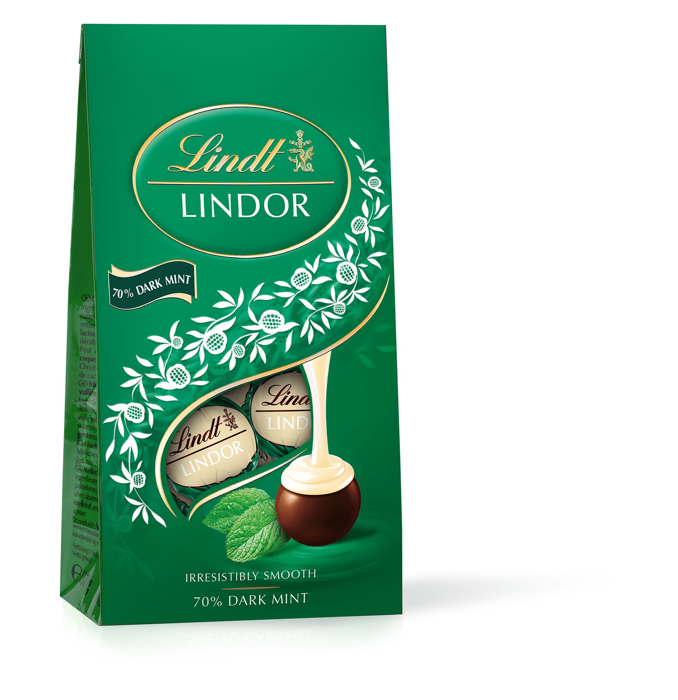Lindt LINDOR Tumma minttu tummasuklaakuula pehmeällä minttutäytteellä 137g
