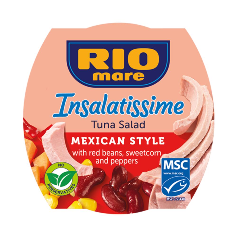 Rio Mare Insalatissime MSC Meksikolainen tonnikala valmissalaatti 160g
