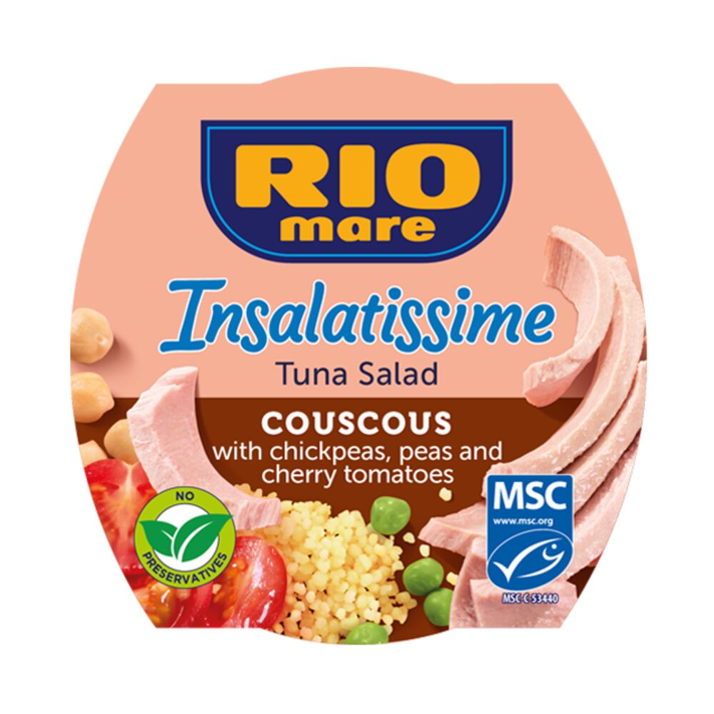 Rio Mare Insalatissime MSC tonnikala valmissalaatti couscous-vehnällä 160g