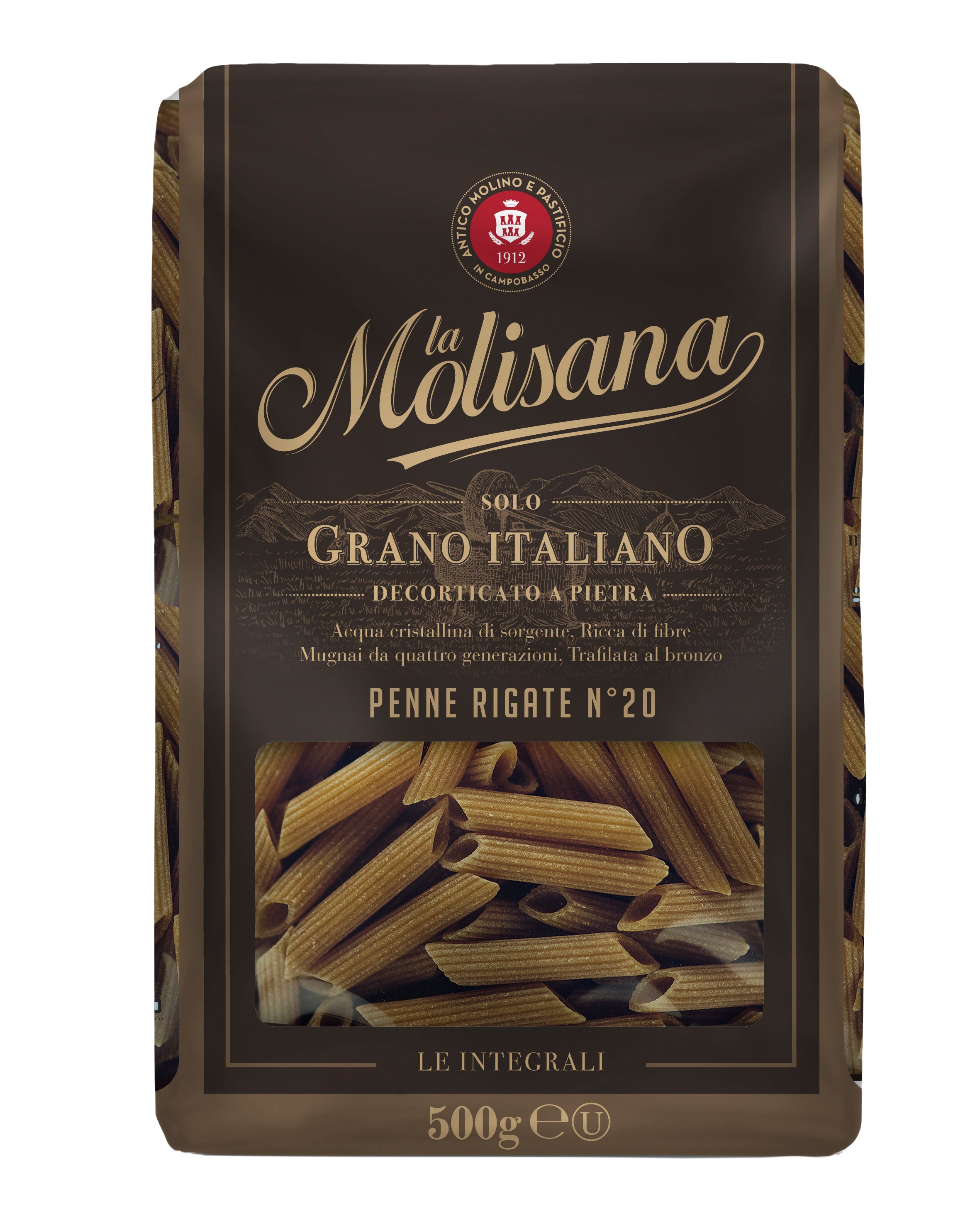 La Molisana Penne Rigate Integrali N°20 500g