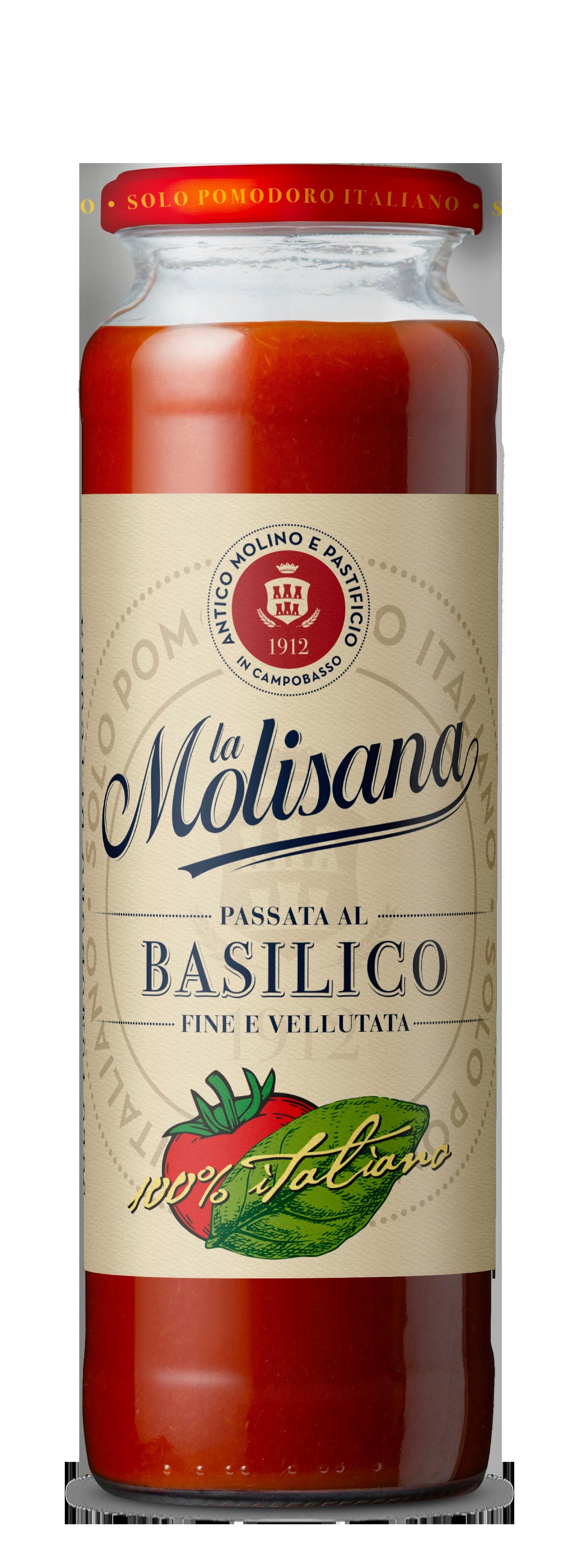 La Molisana Passata con Basilico paseerattu tomaatti 690g