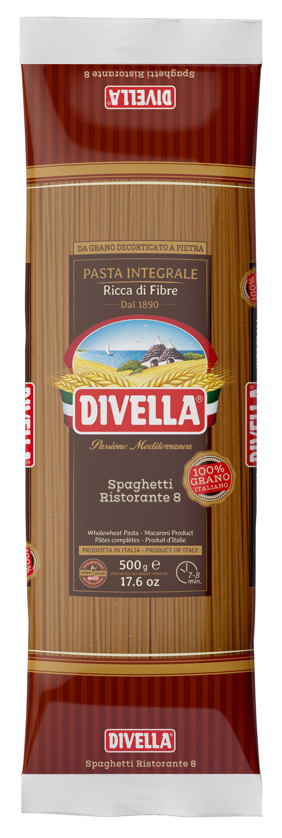 Divella 500g Spaghetti täysjyvä