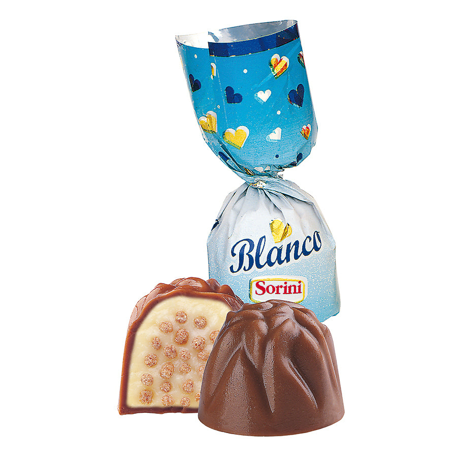 Sorini Blanco maitosuklaakonvehti valkosuklaa- ja murotäytteellä 1kg