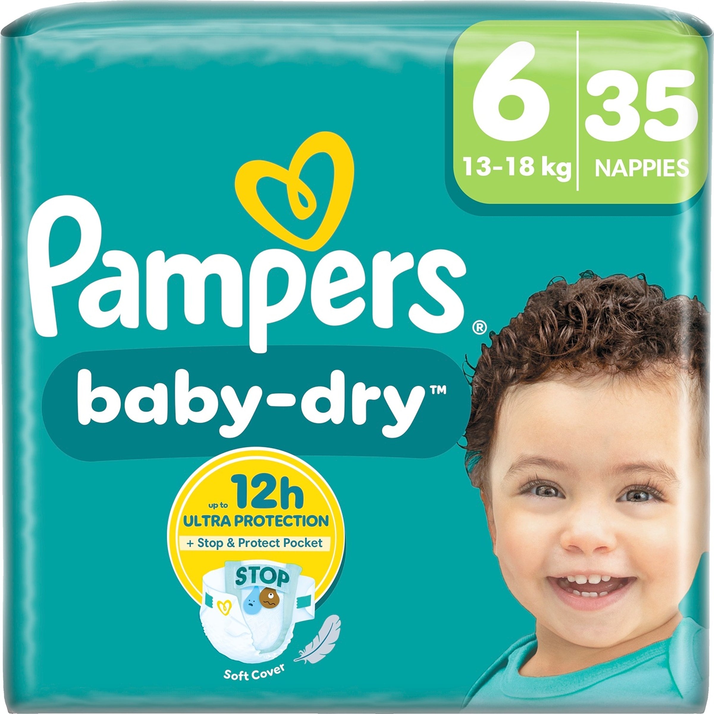 Pampers Baby Dry S6 13-18kg 35kpl vaippa