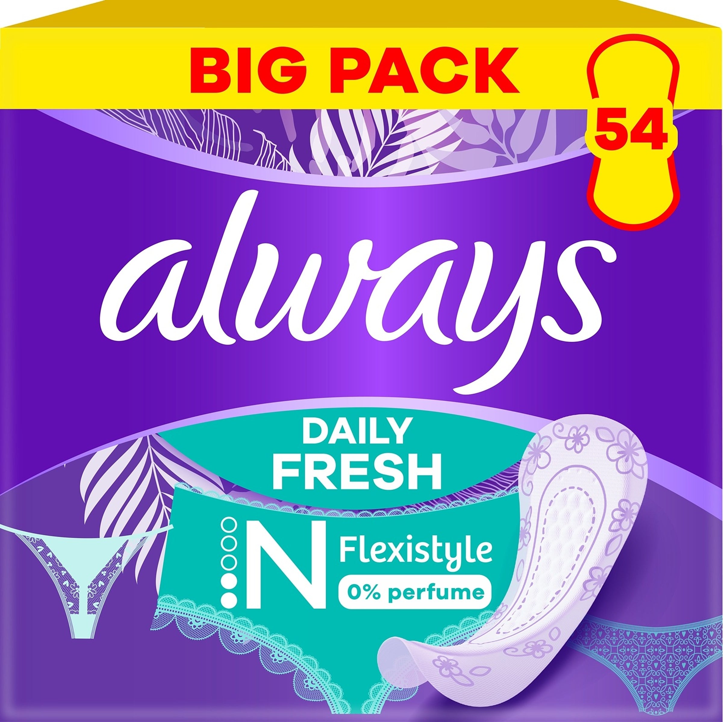 Toujours 54 kpl Flexistyle Normal pikkuhousunsuoja