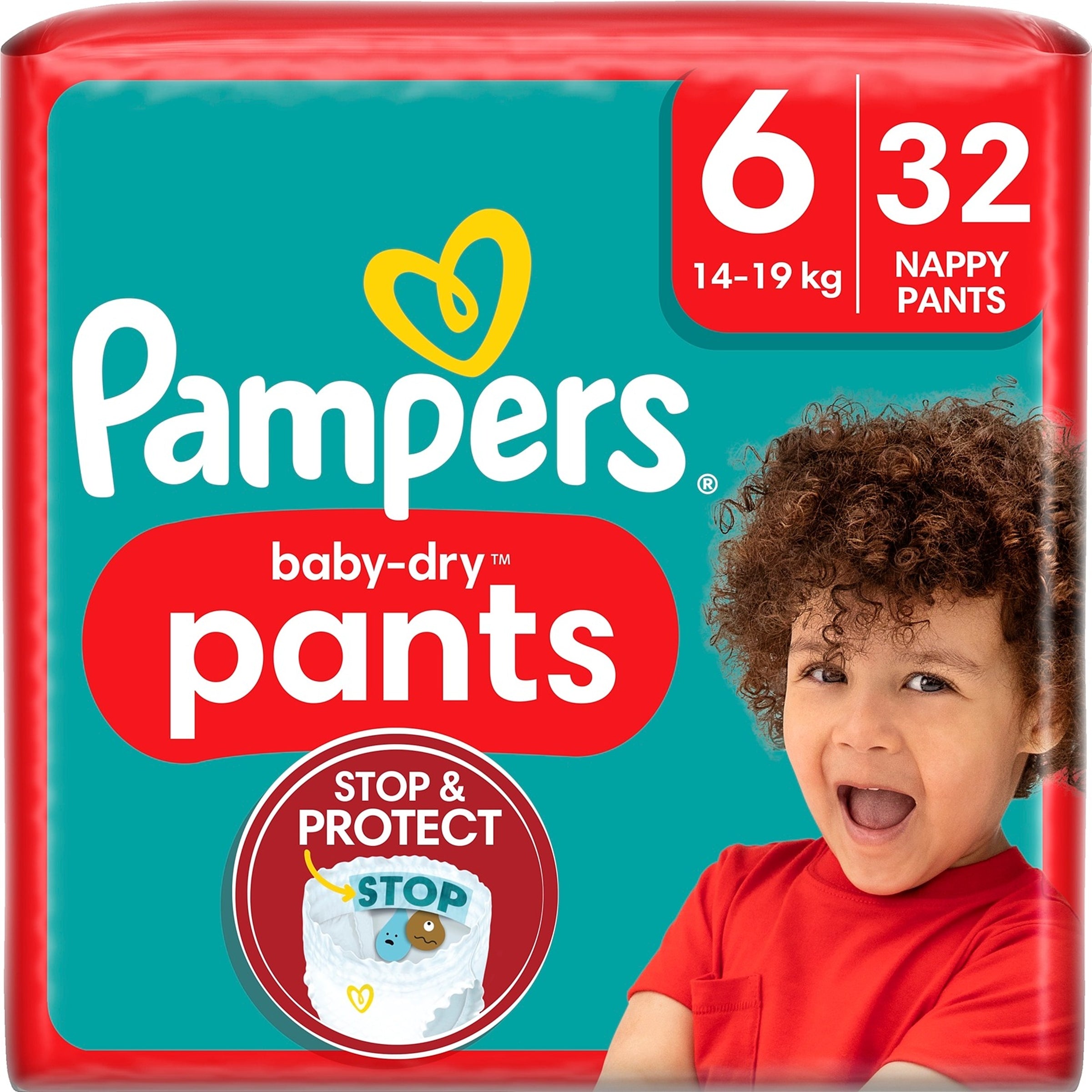 Pampers Baby Dry Pants S6 15+ kg 32kpl housuvaippa